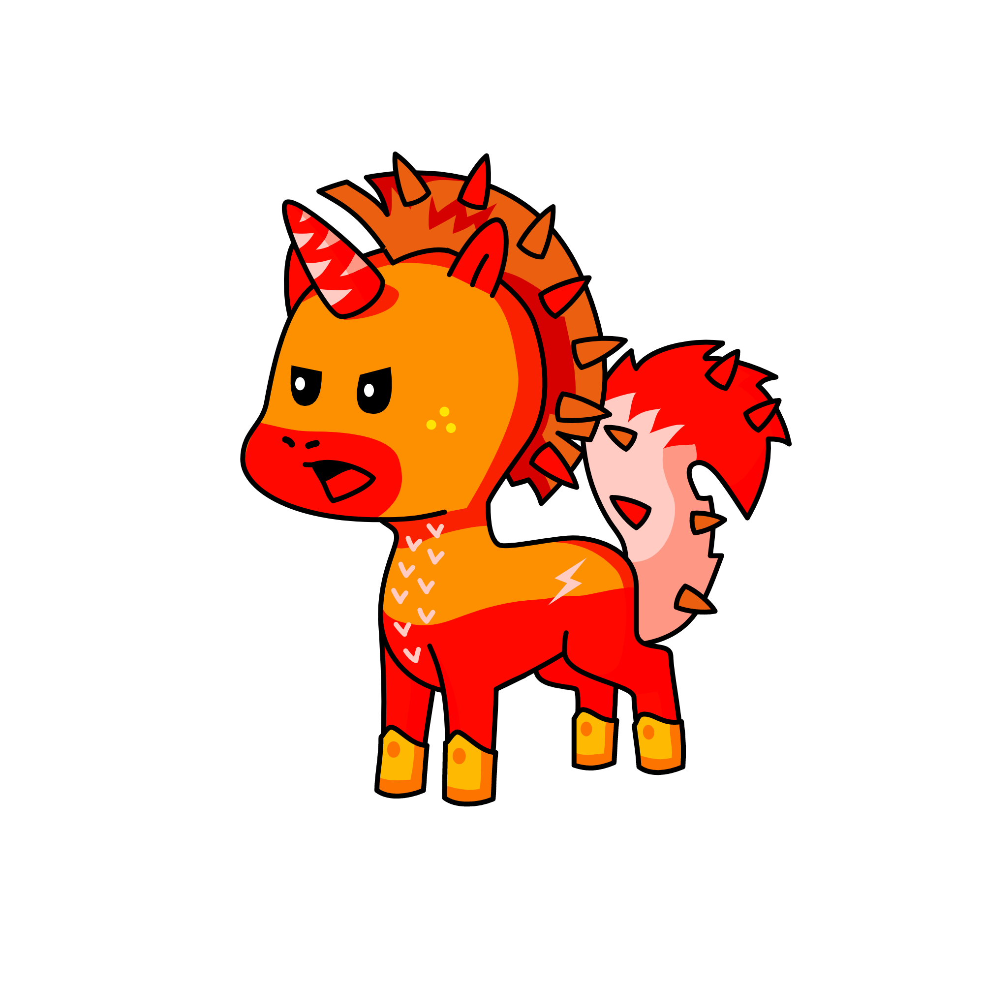 Lightning, the unicorn