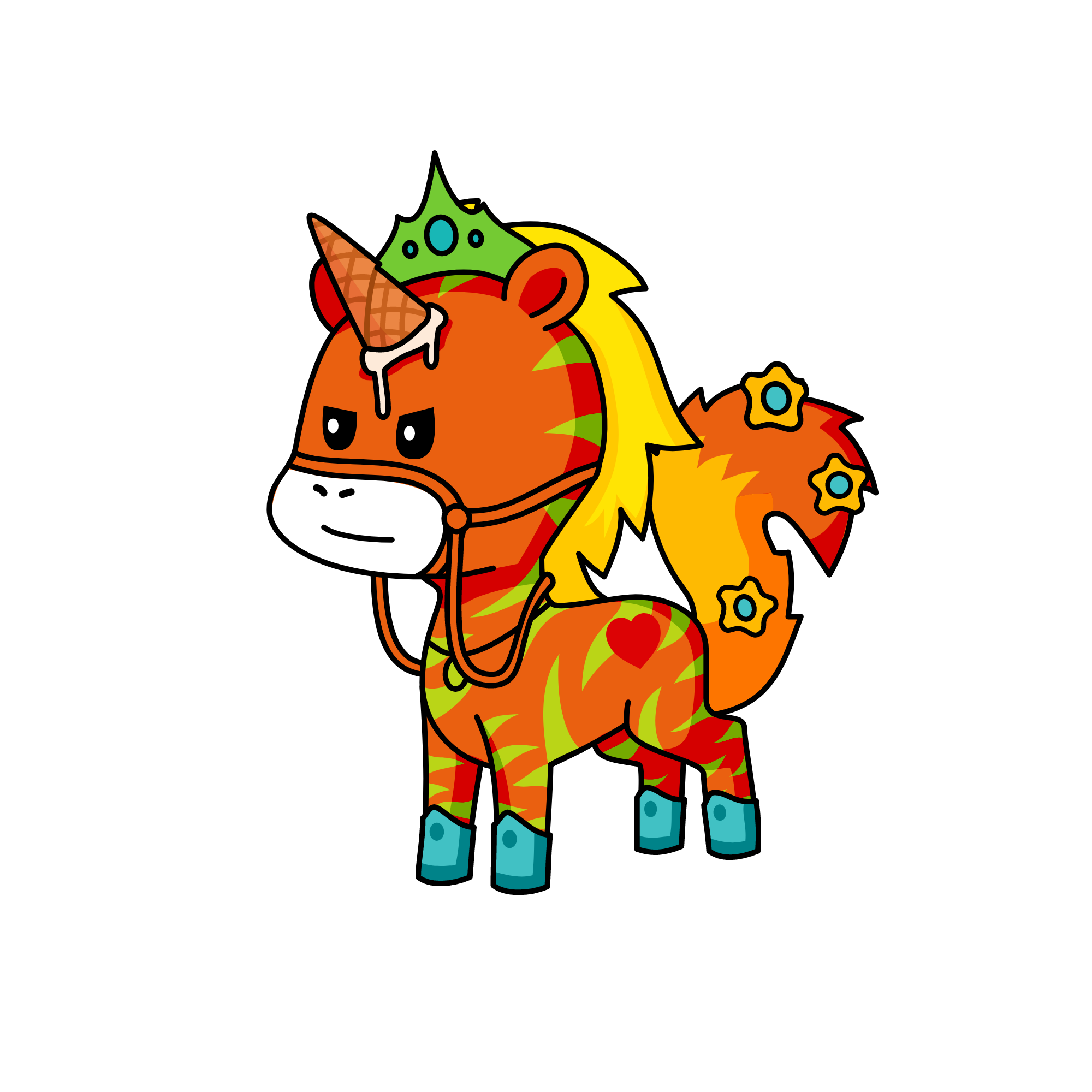 Ice cream, the unicorn