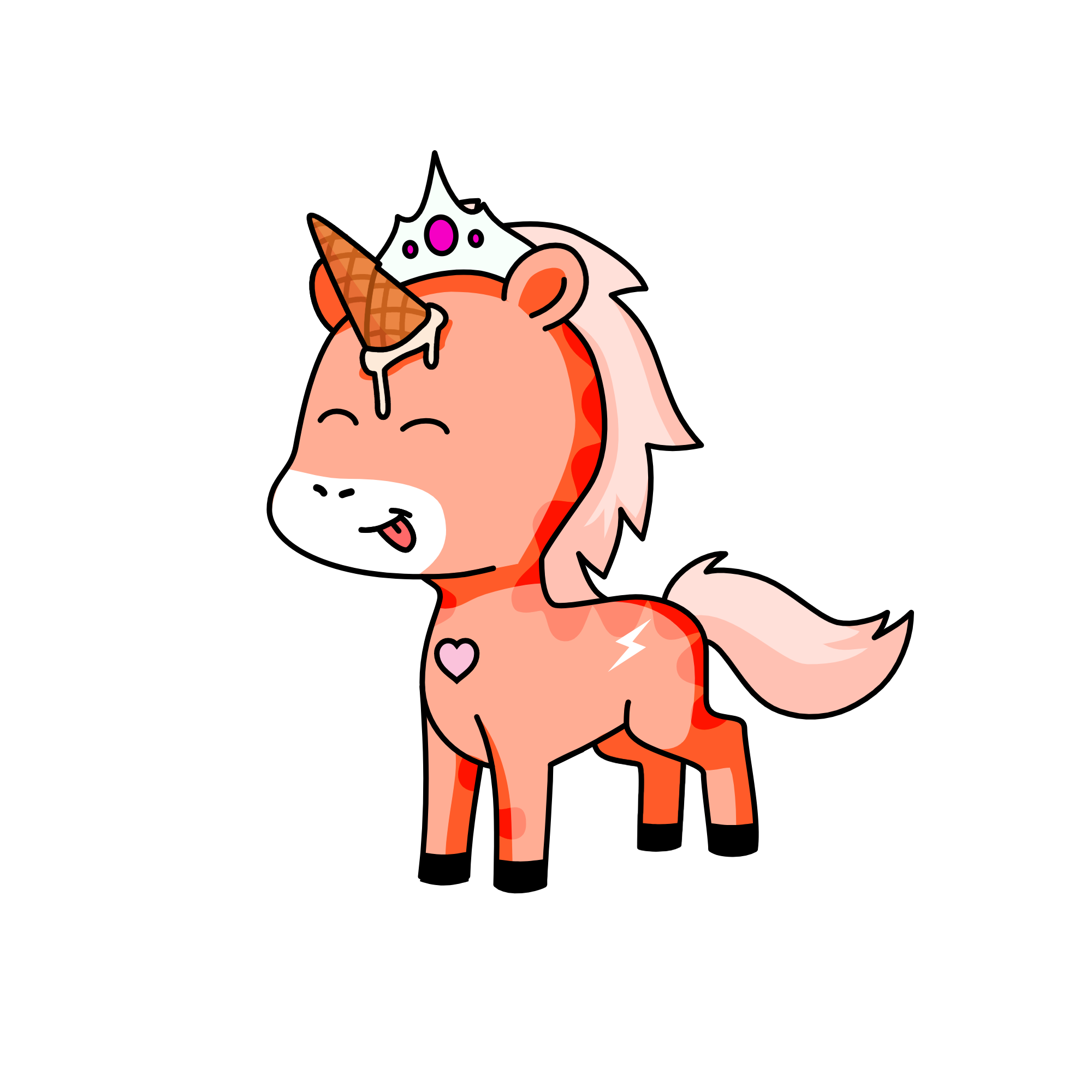 IcE CrEaM QuEeN!, the unicorn