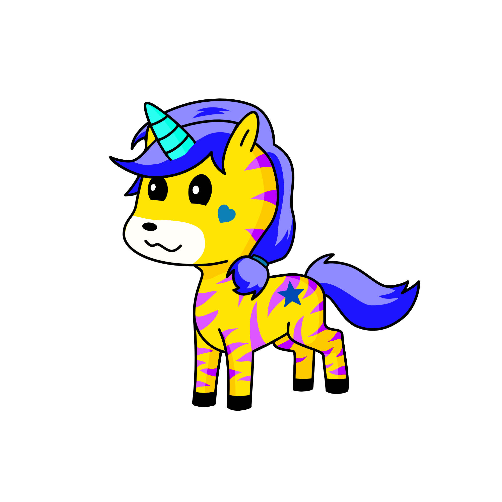 Nubecita del viento, the unicorn