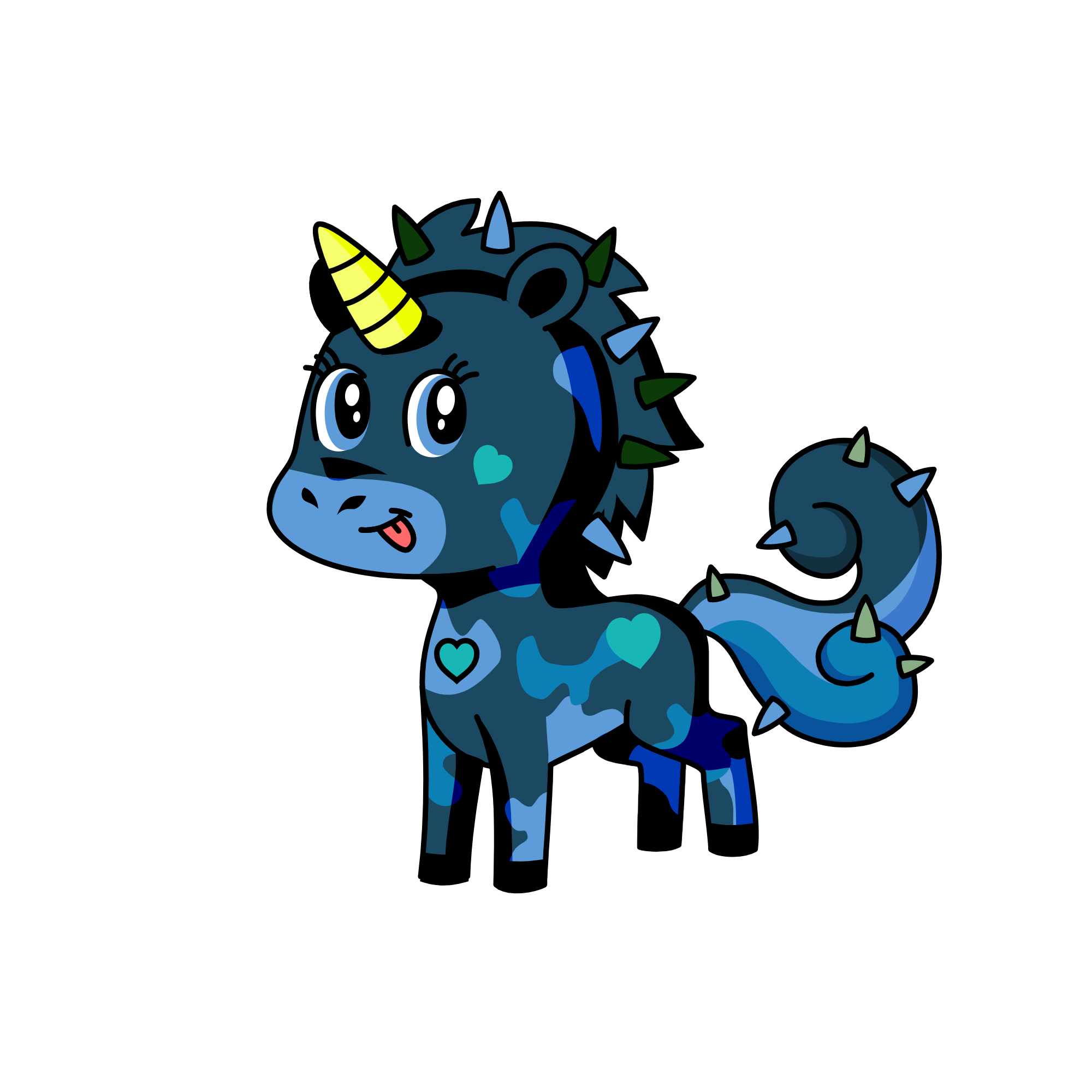 Midnight, the unicorn