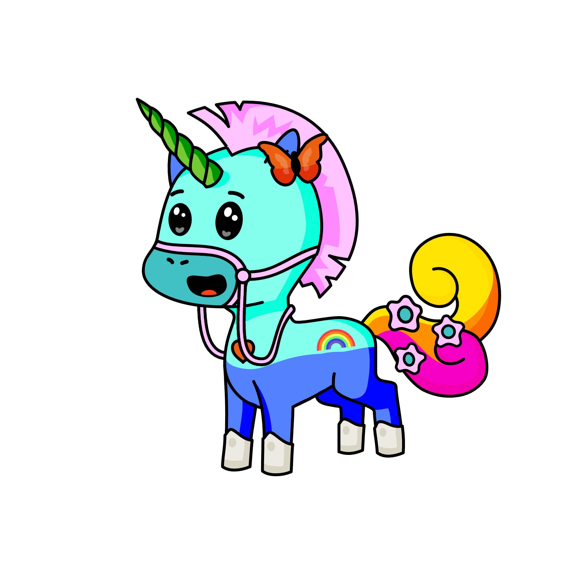 rainbow, the unicorn