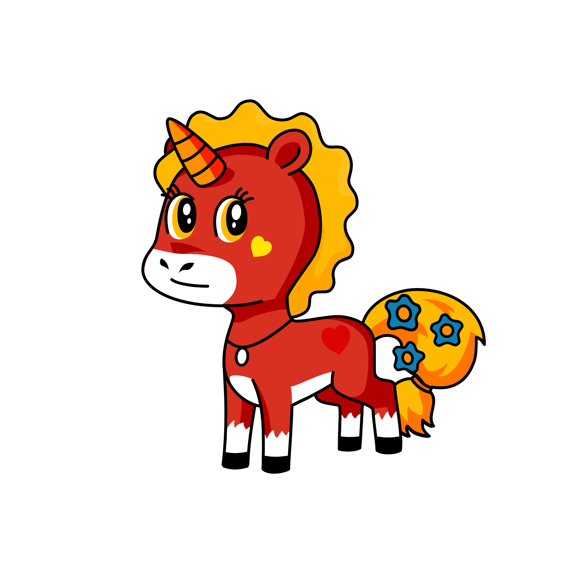 Sandy, the unicorn