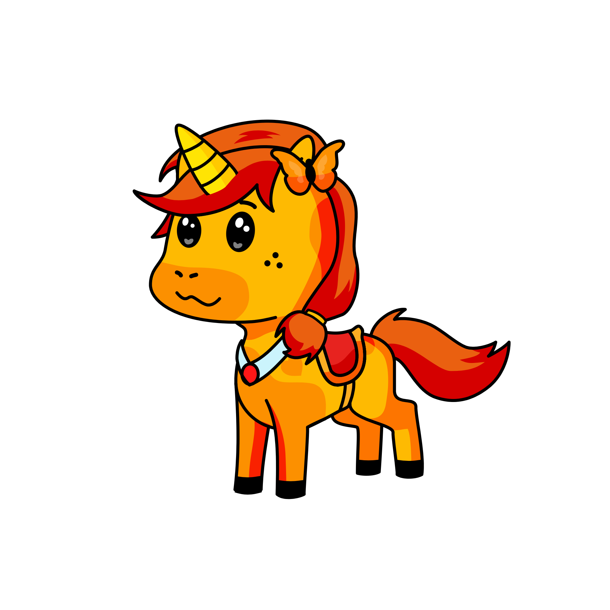 Cutey, the unicorn