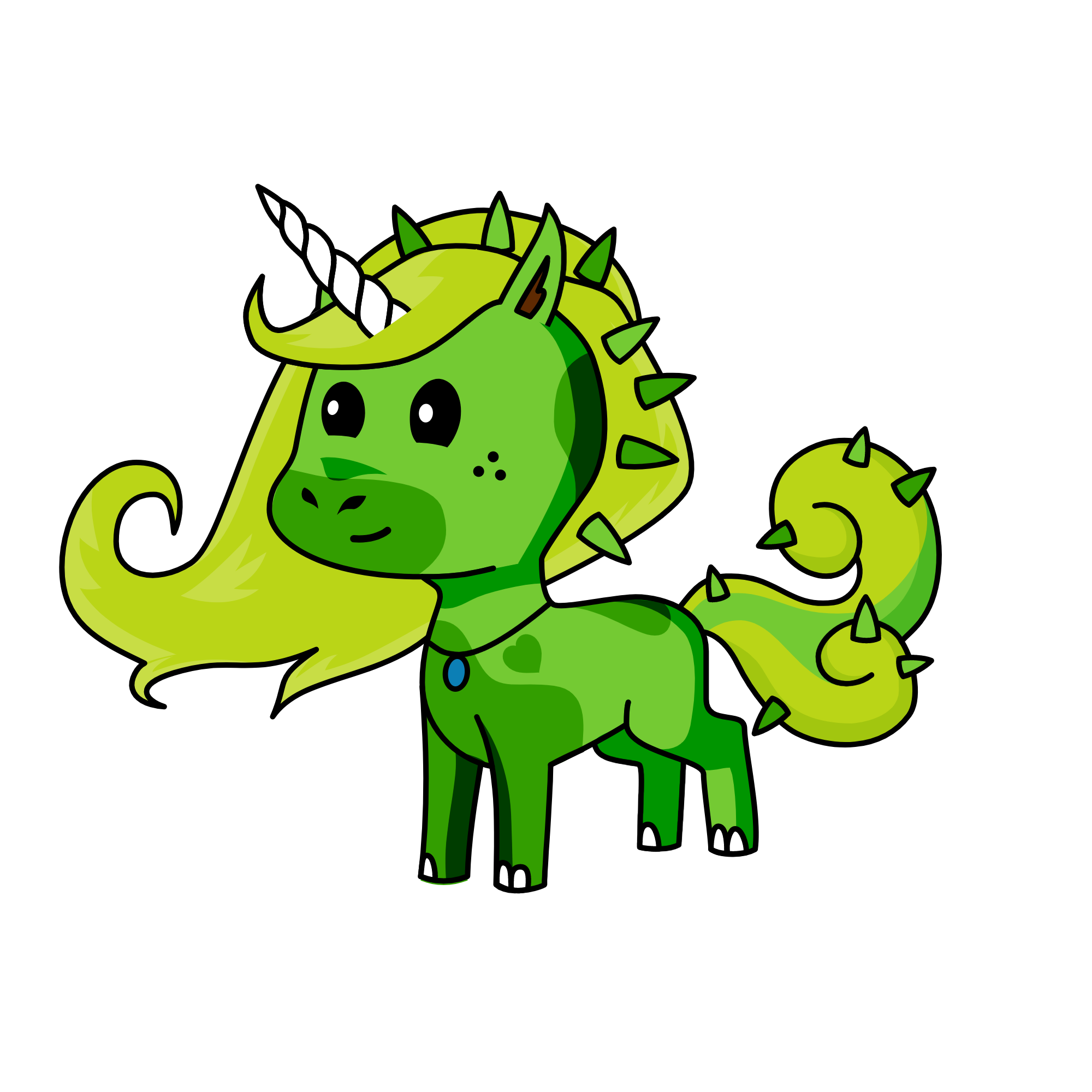 Wild Berry, the unicorn
