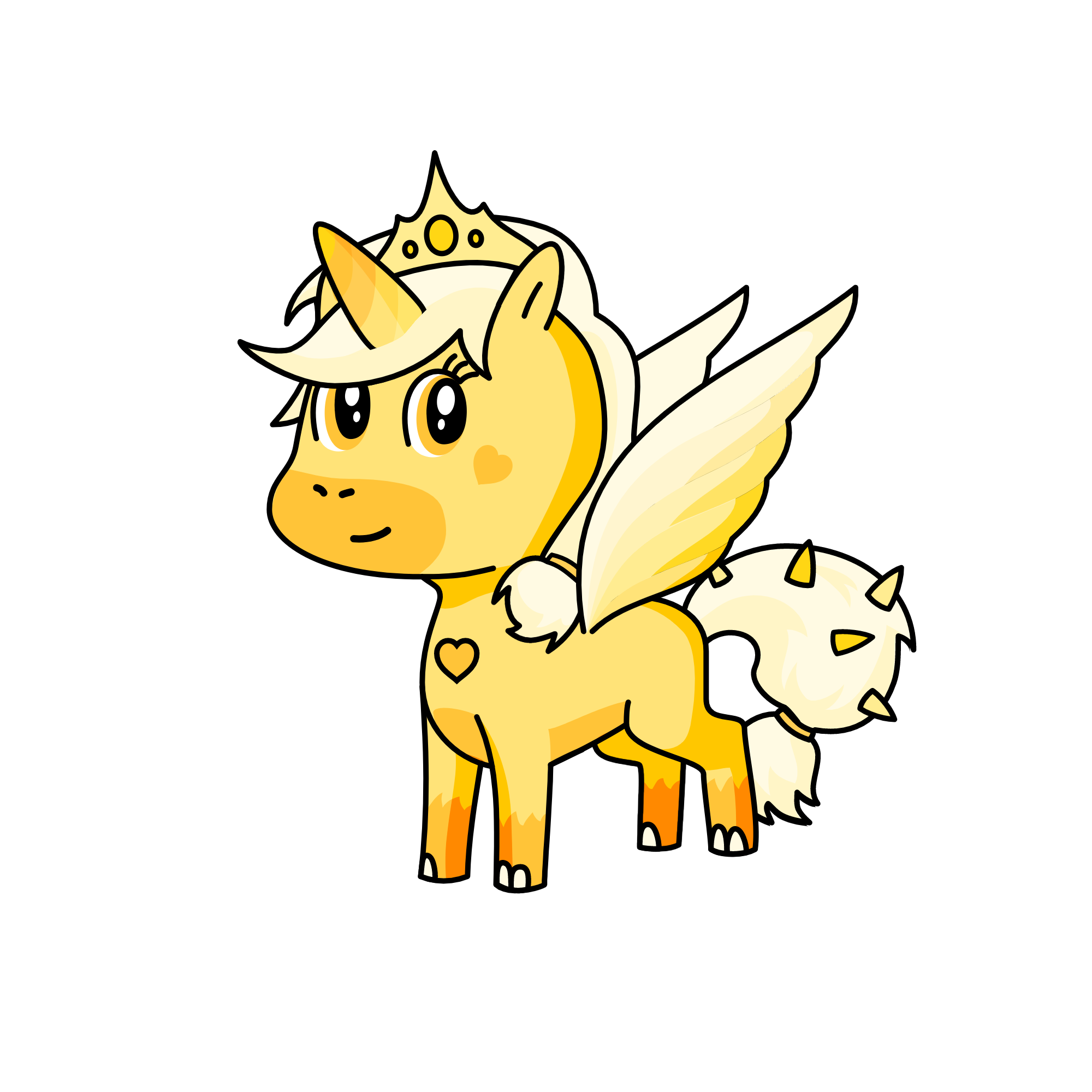 Your GOLDEN DAYLIGHT  (made at 8:23am), the unicorn
