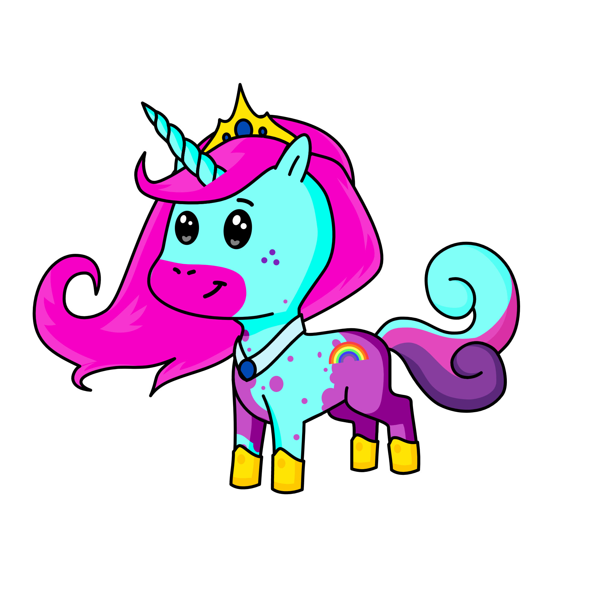C.C., the unicorn