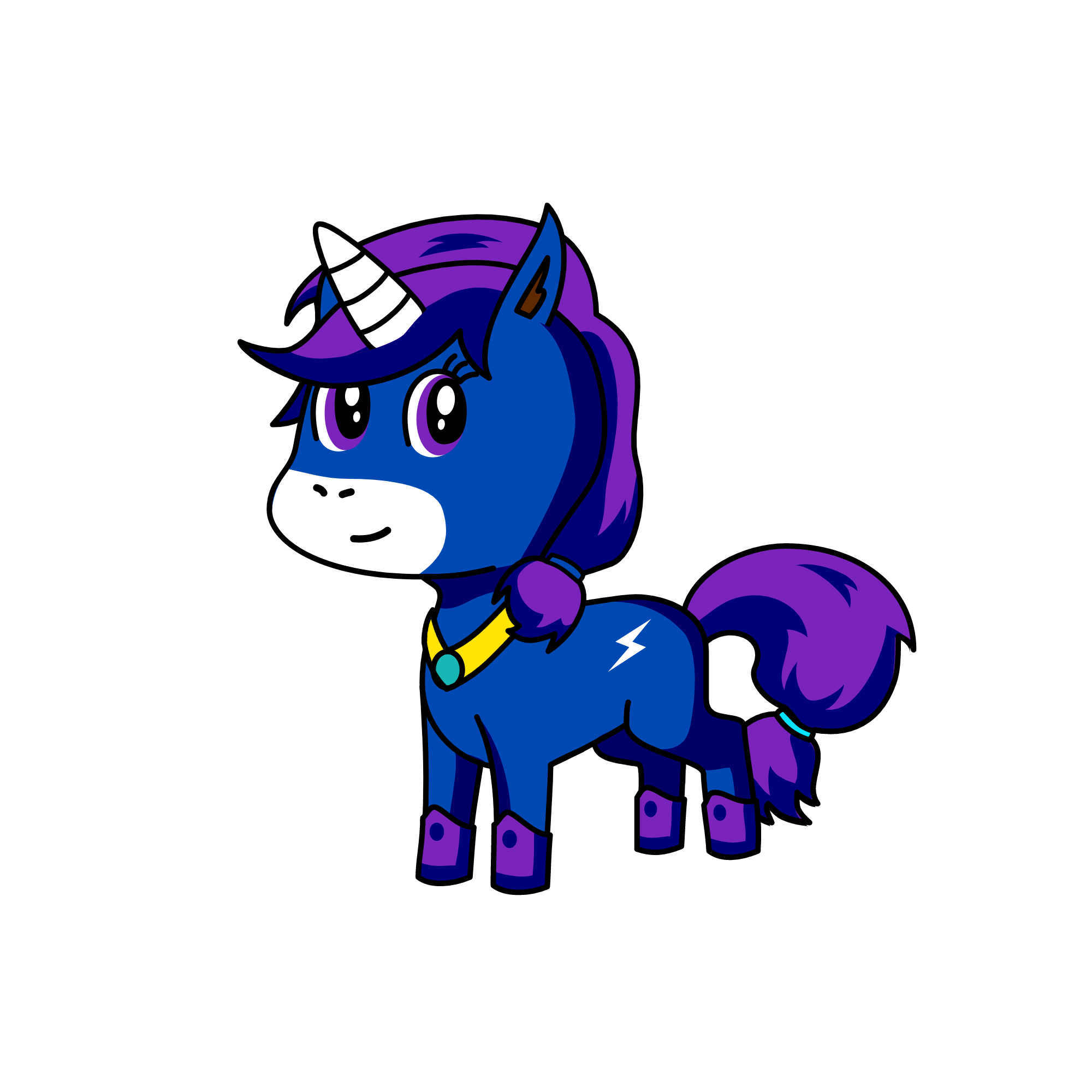 Darkey, the unicorn