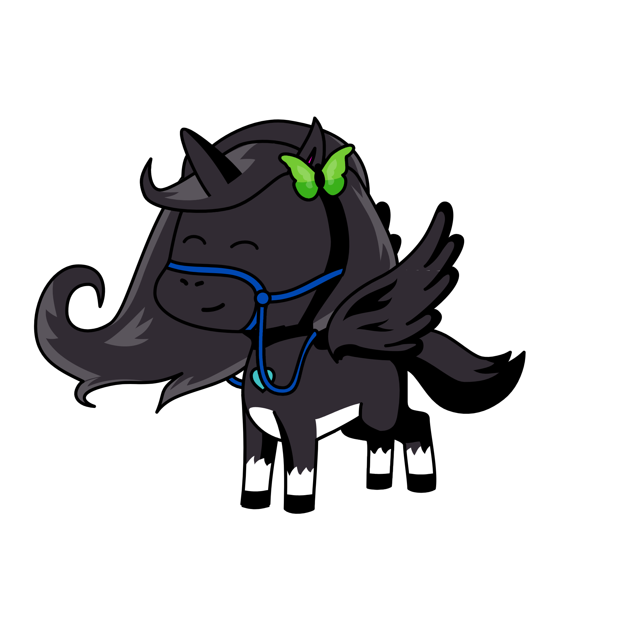 Midnight, the unicorn