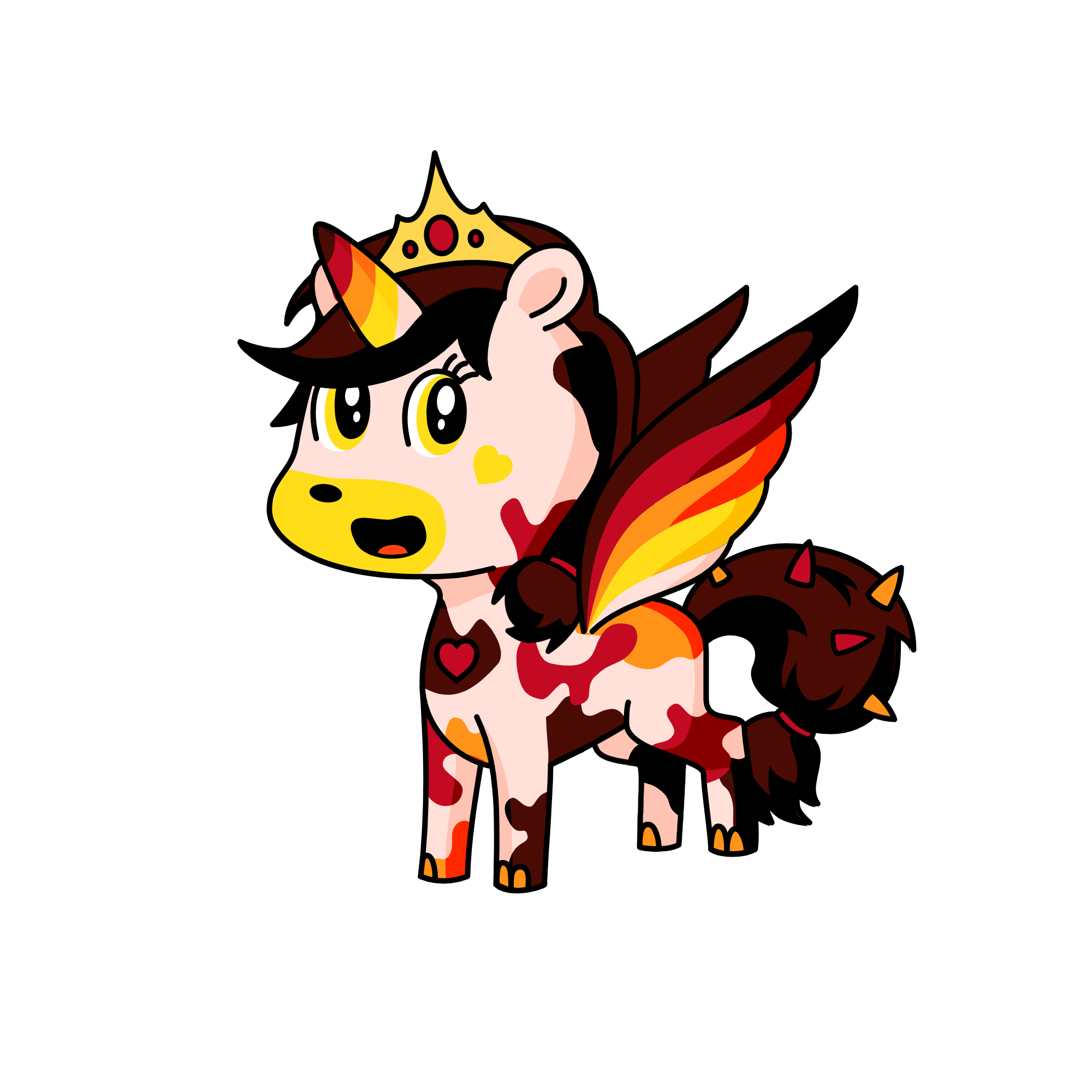 Woods Autumn Unicorn Girl, the unicorn