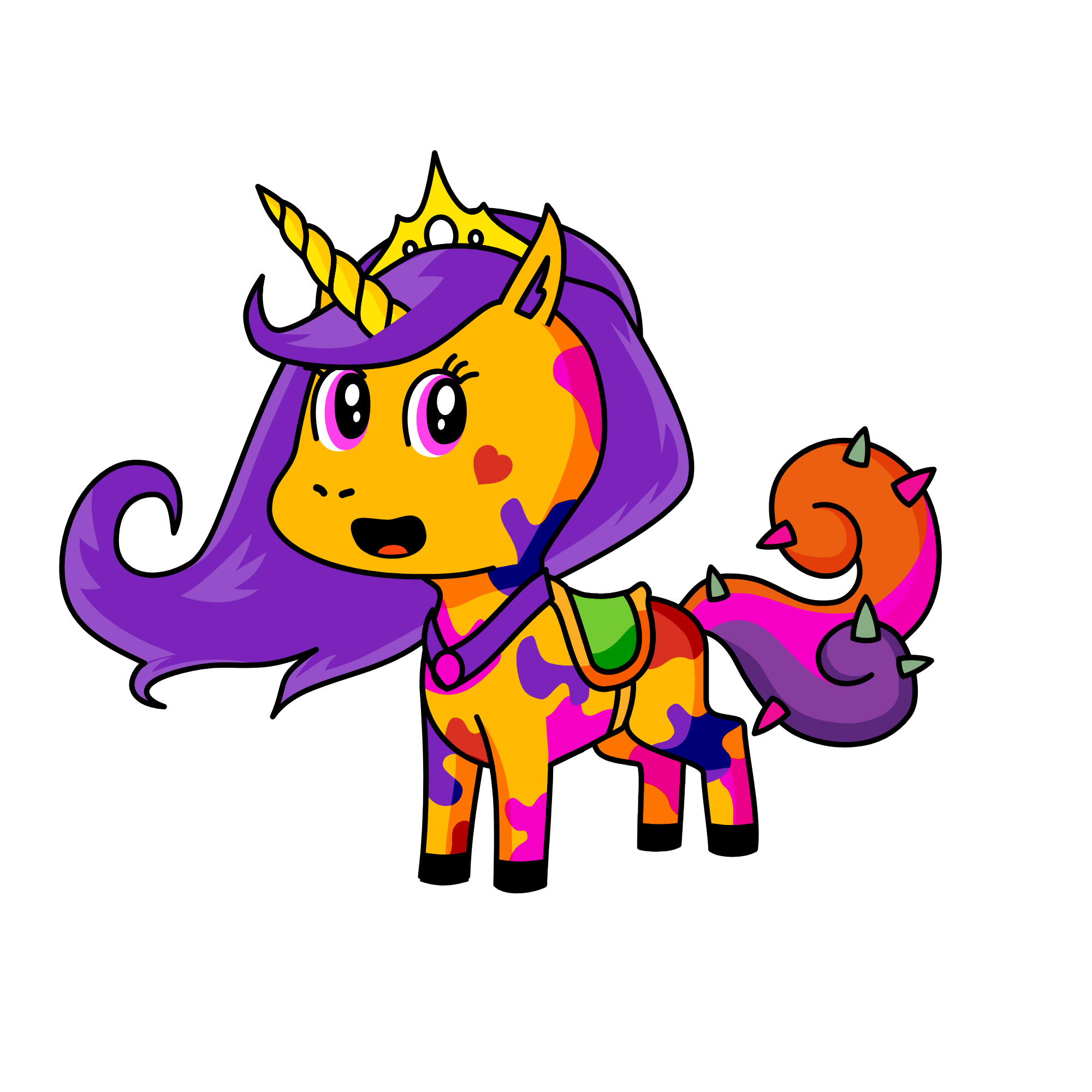 Lollypop, the unicorn