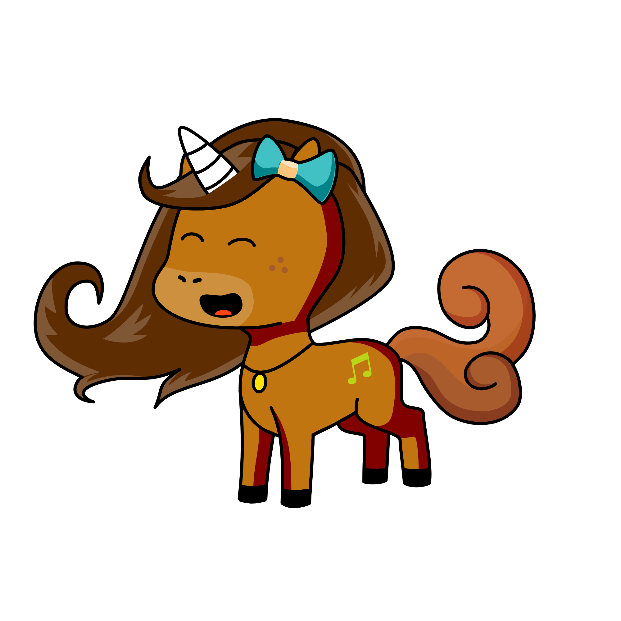 Nutmeg, the unicorn