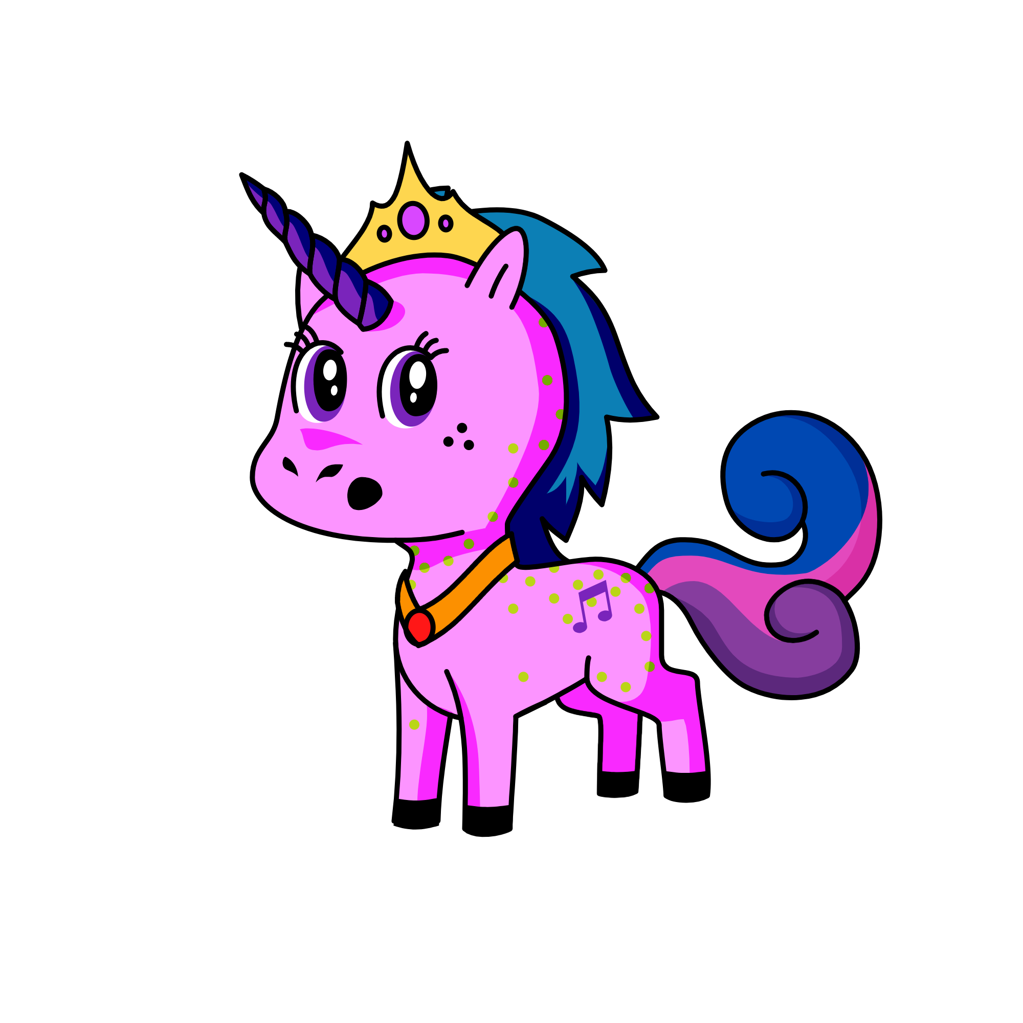 Sandina, the unicorn