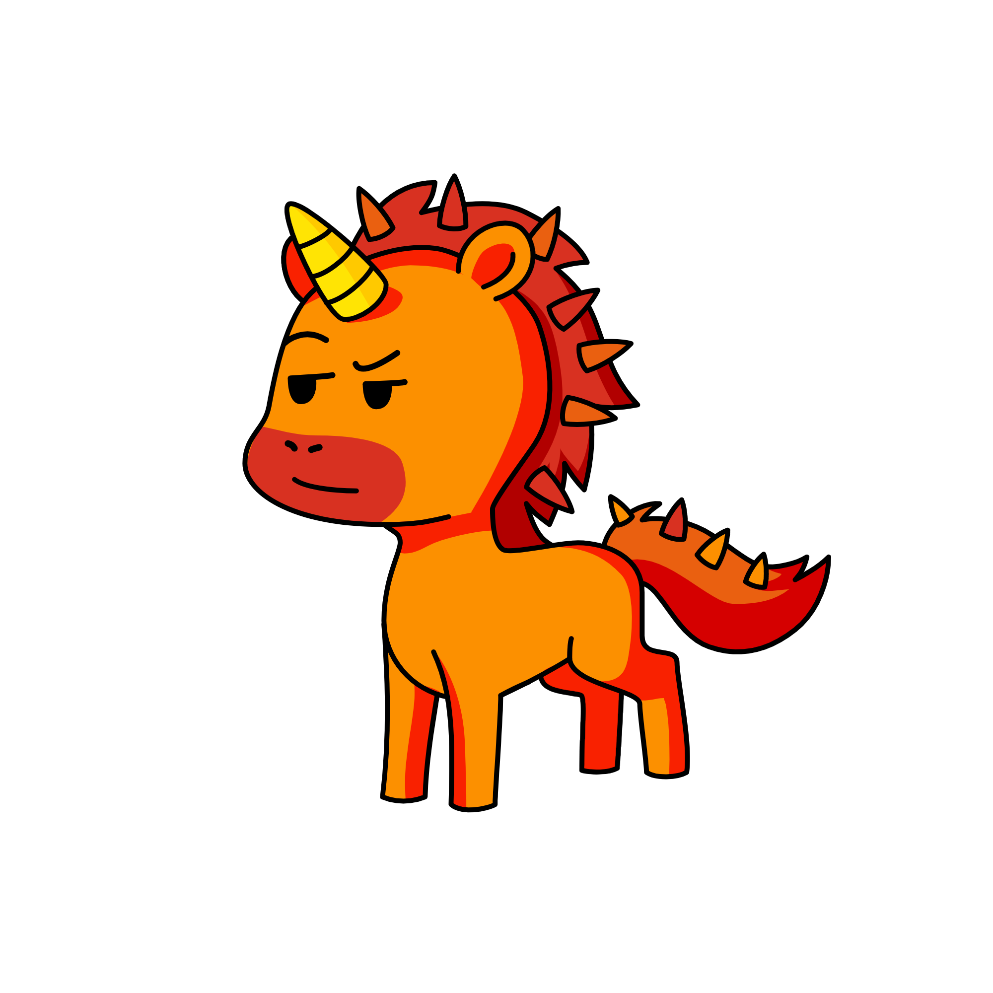 fire, the unicorn