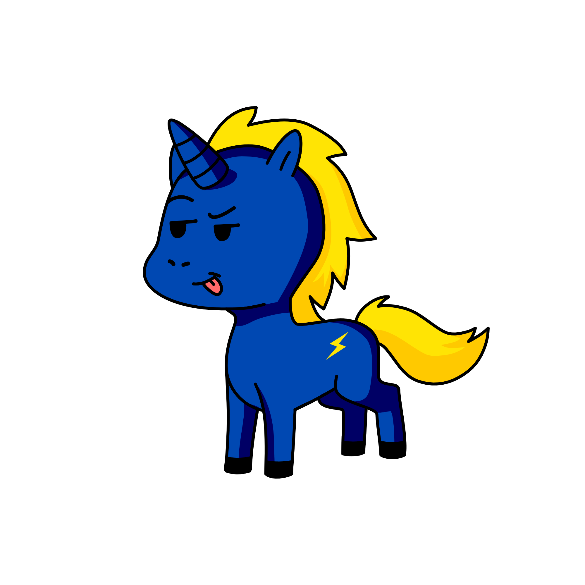 Flash, the unicorn