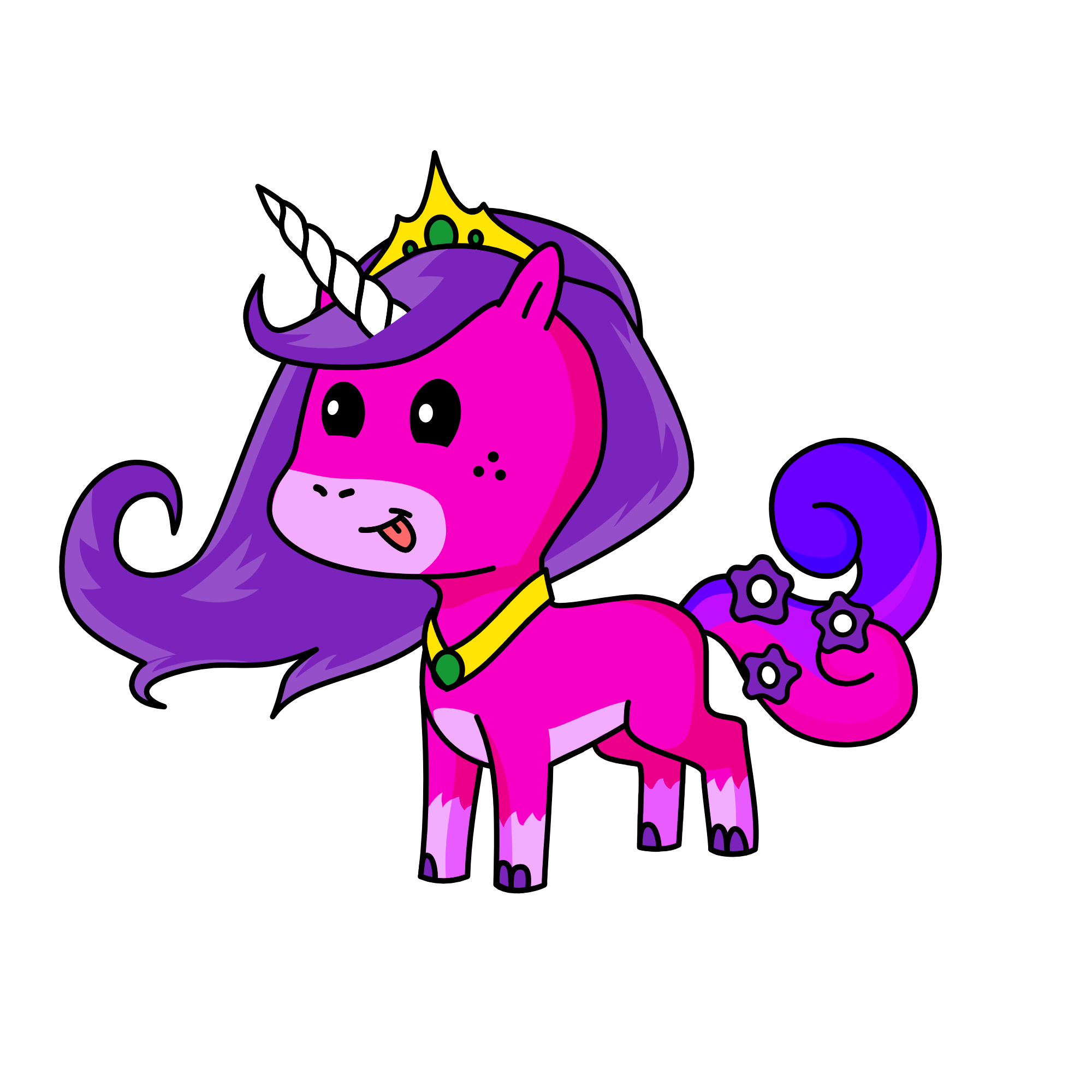 Magic Toes, the unicorn