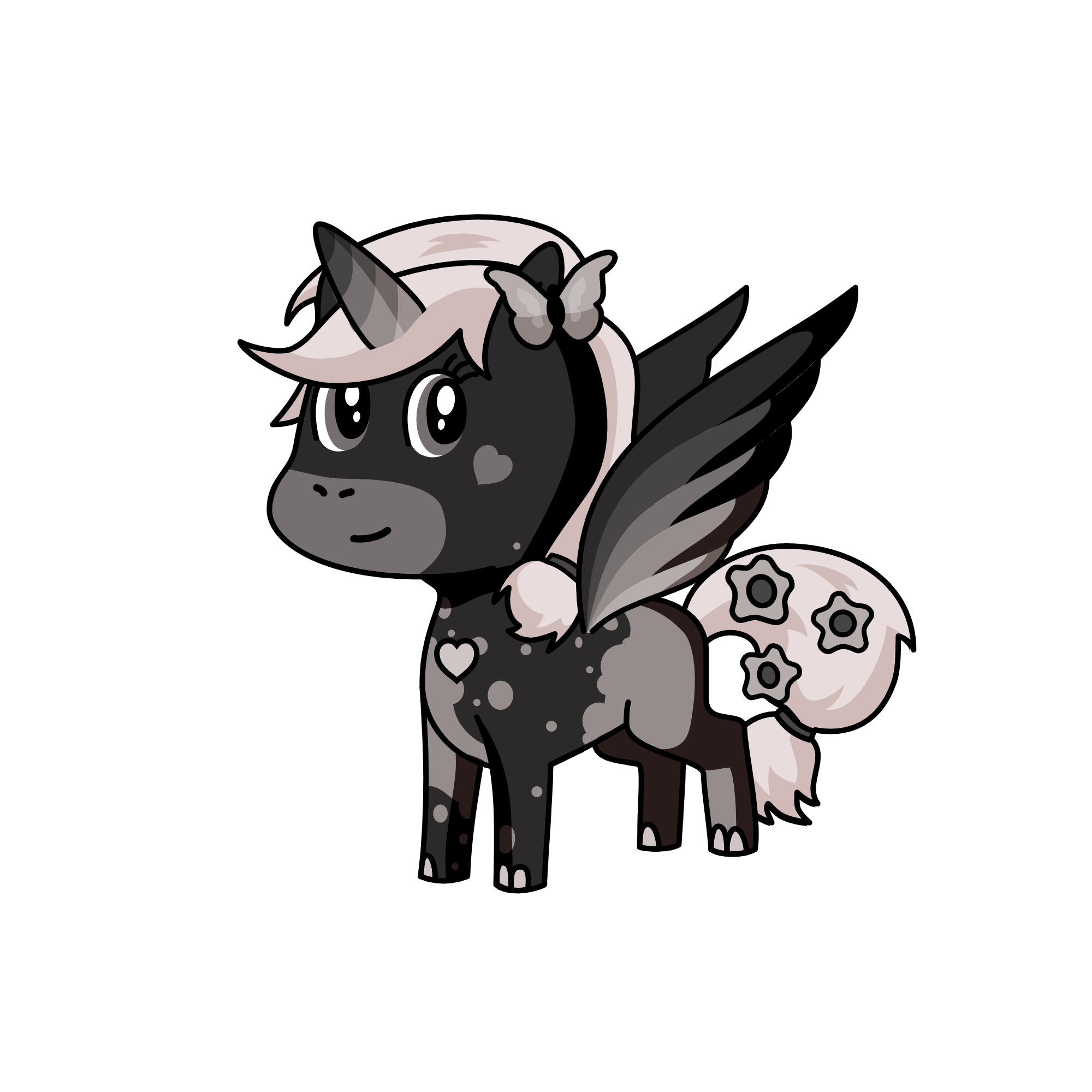 Black Flower, the unicorn