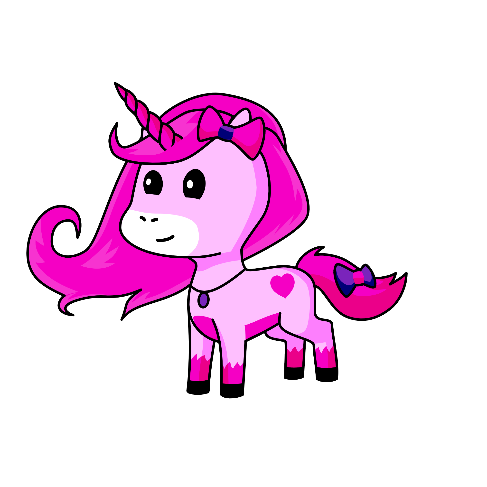 Strawberry, the unicorn