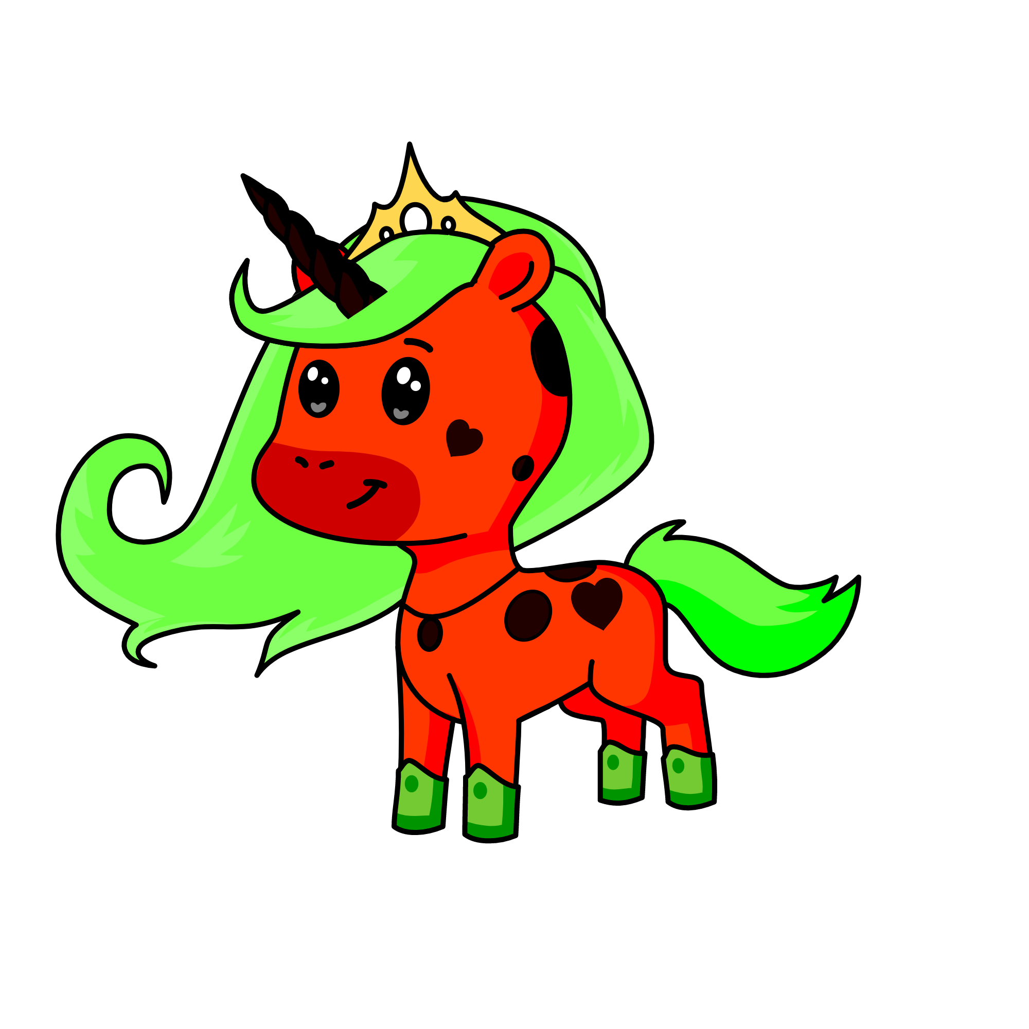 Gucciwatermelon, the unicorn