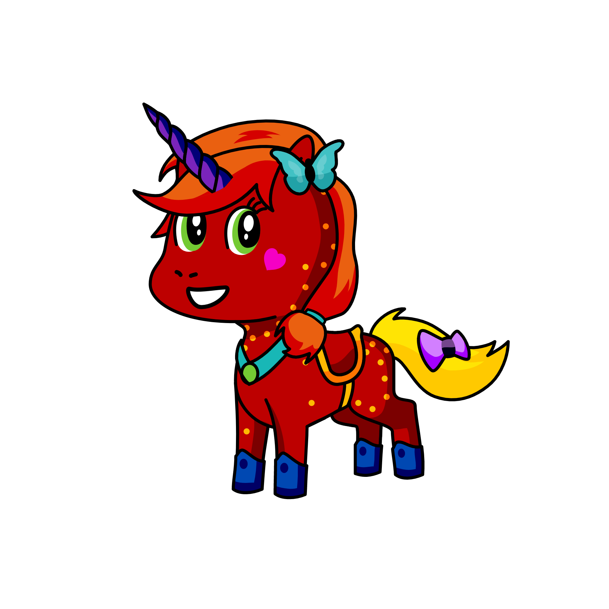 Cutie, the unicorn