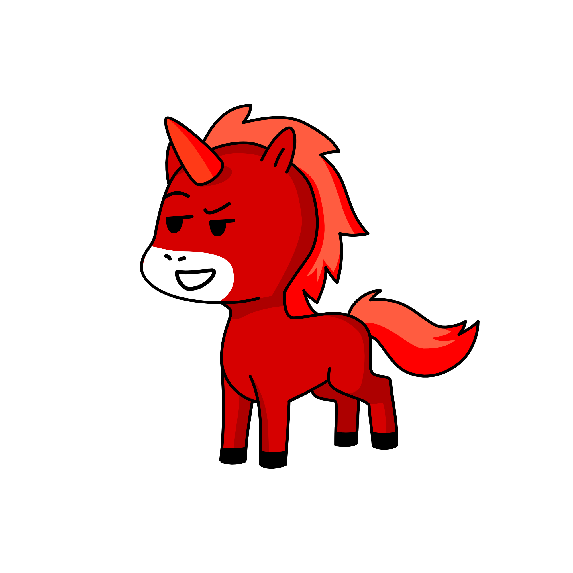 b, the unicorn