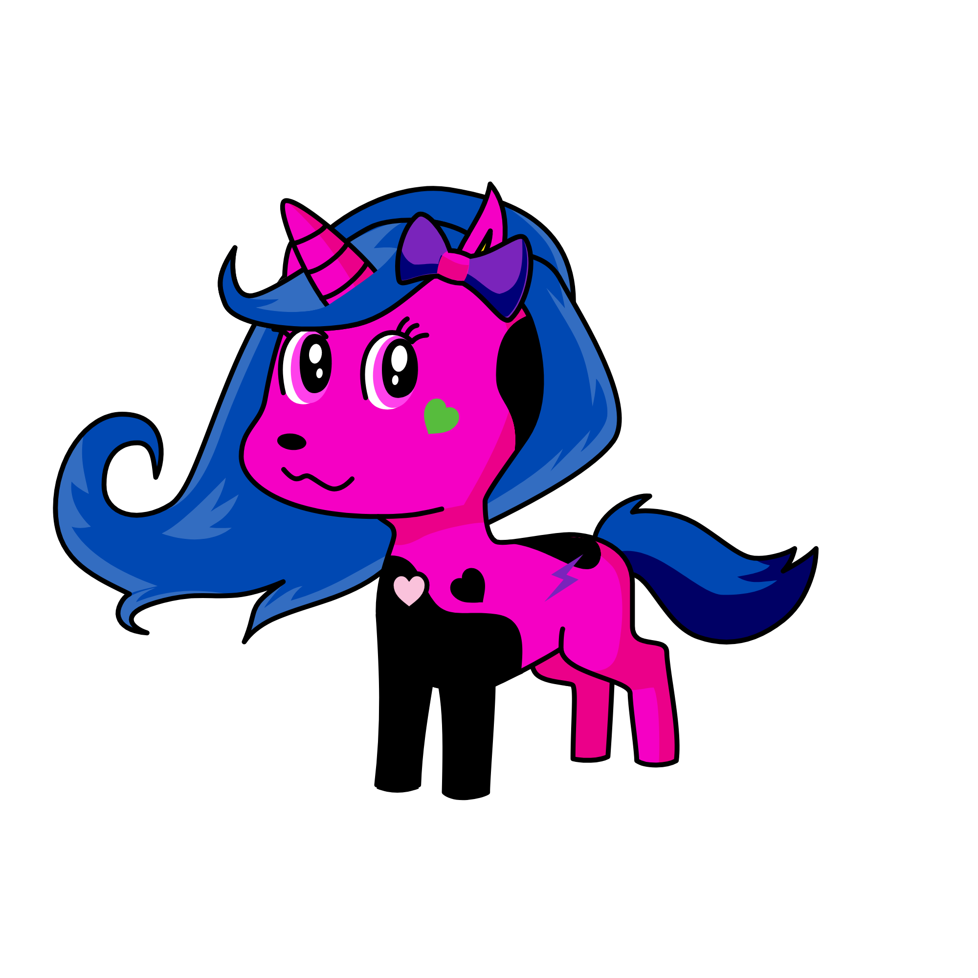 Meow, the unicorn