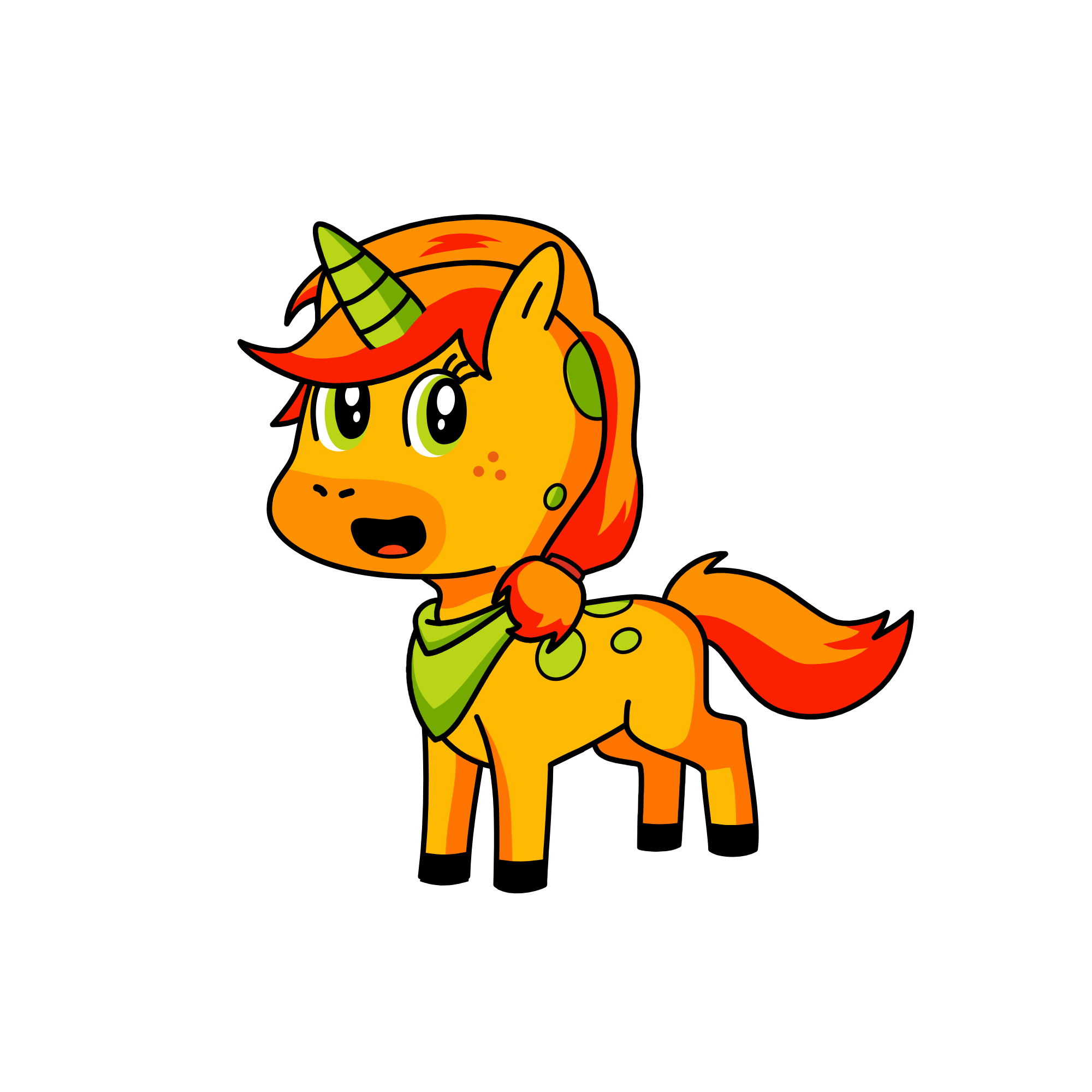 Toffee Apple, the unicorn