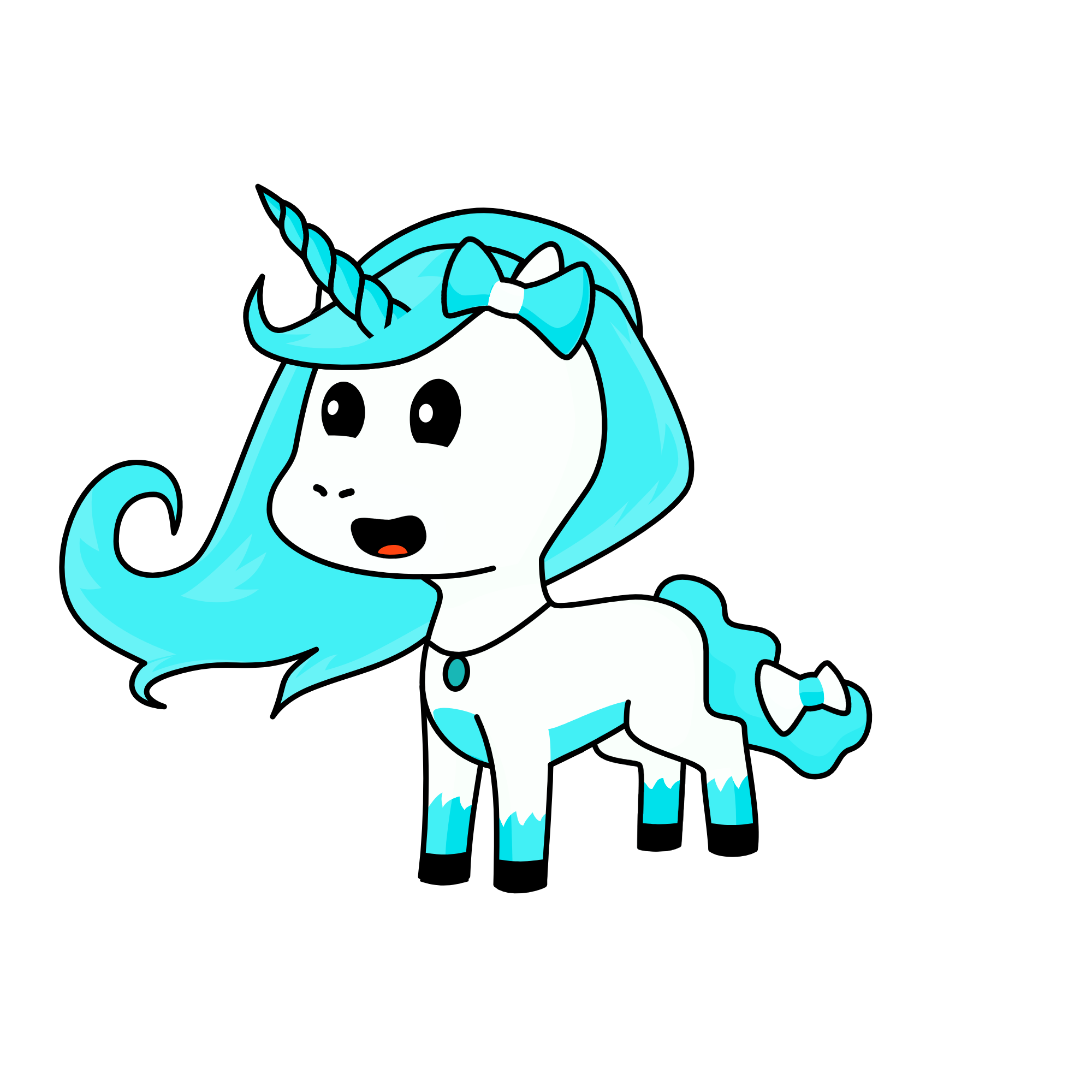 Snowy, the unicorn