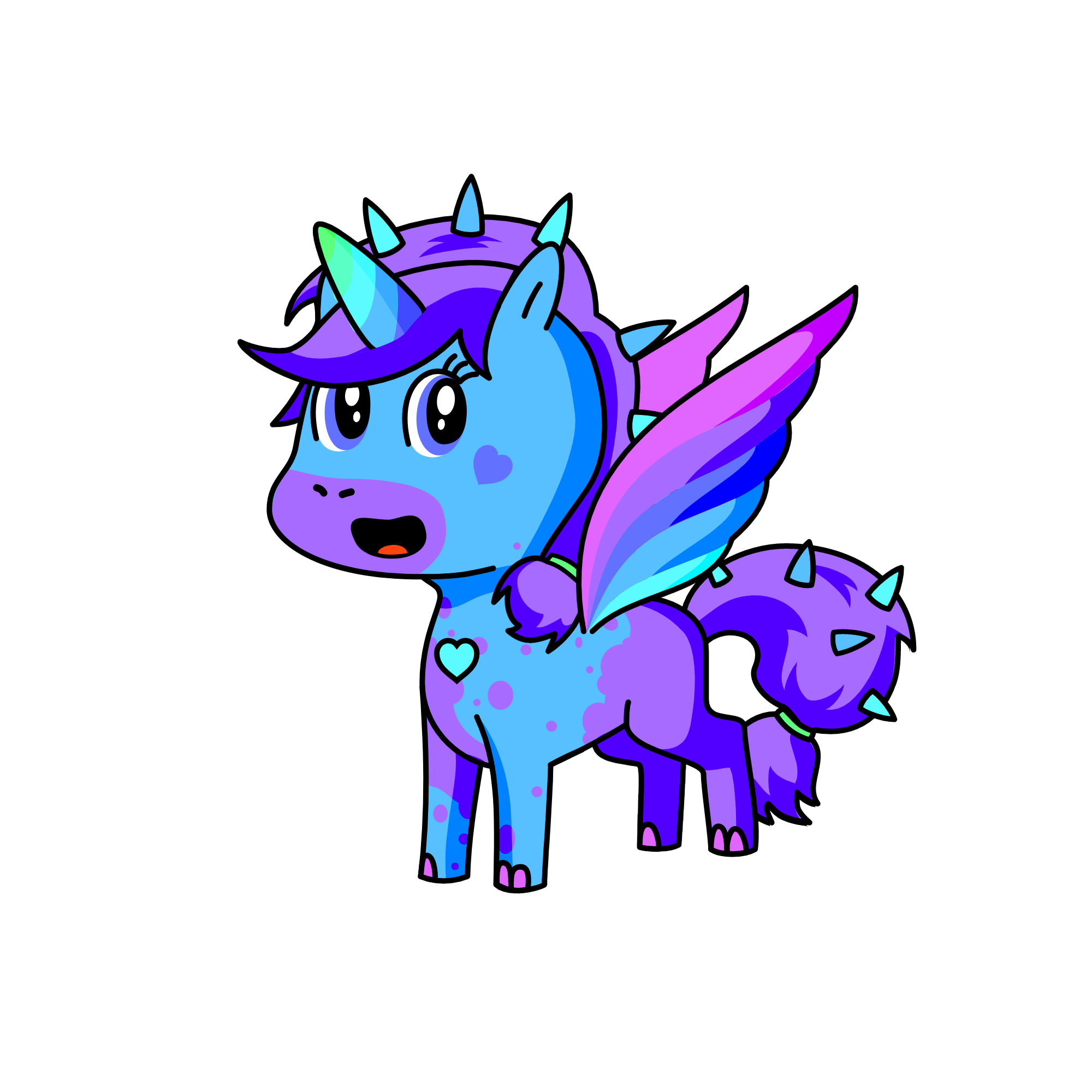 This: I HAVE AN AURA....... Me: OKAY!!!!!!!???????????, the unicorn