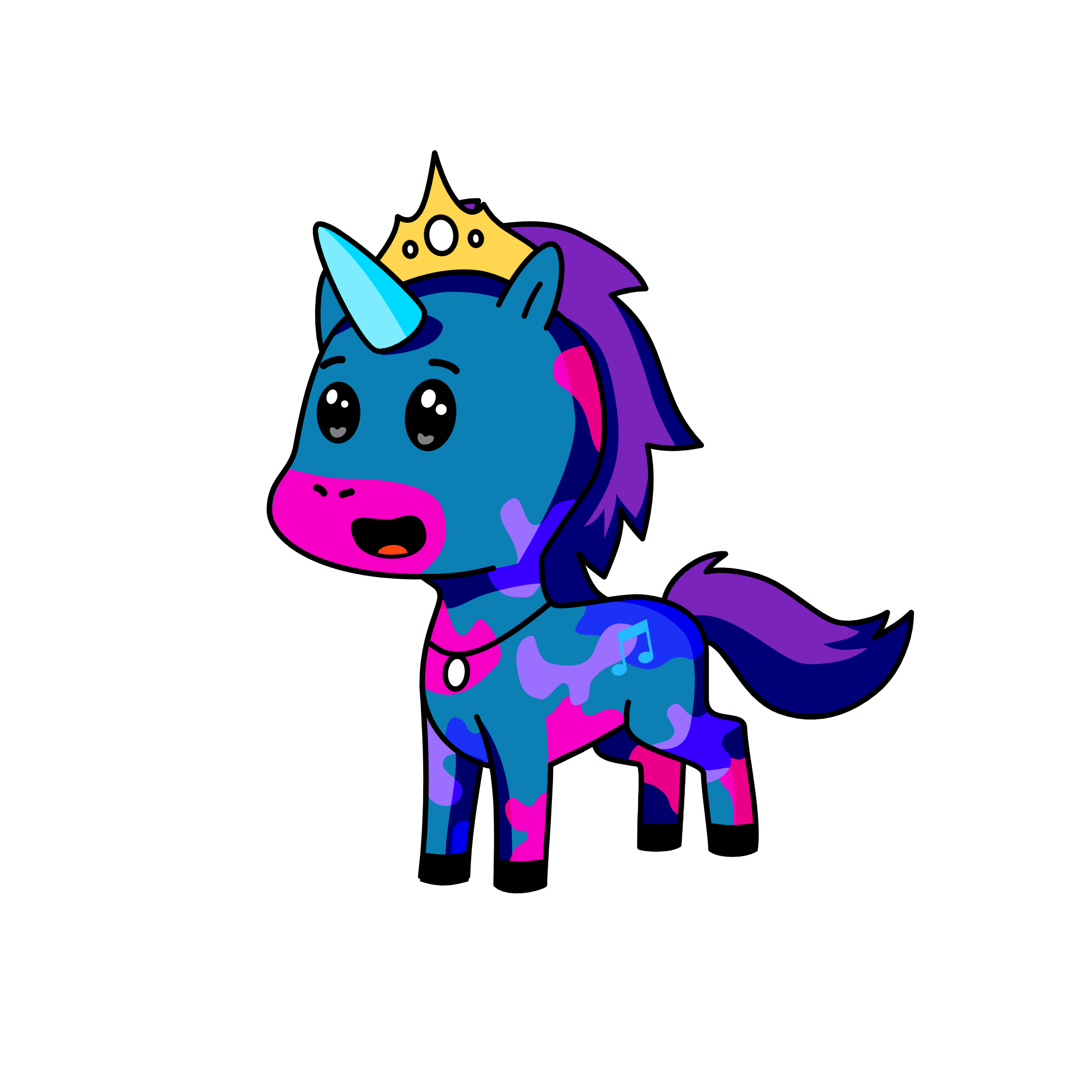 Candy corn, the unicorn