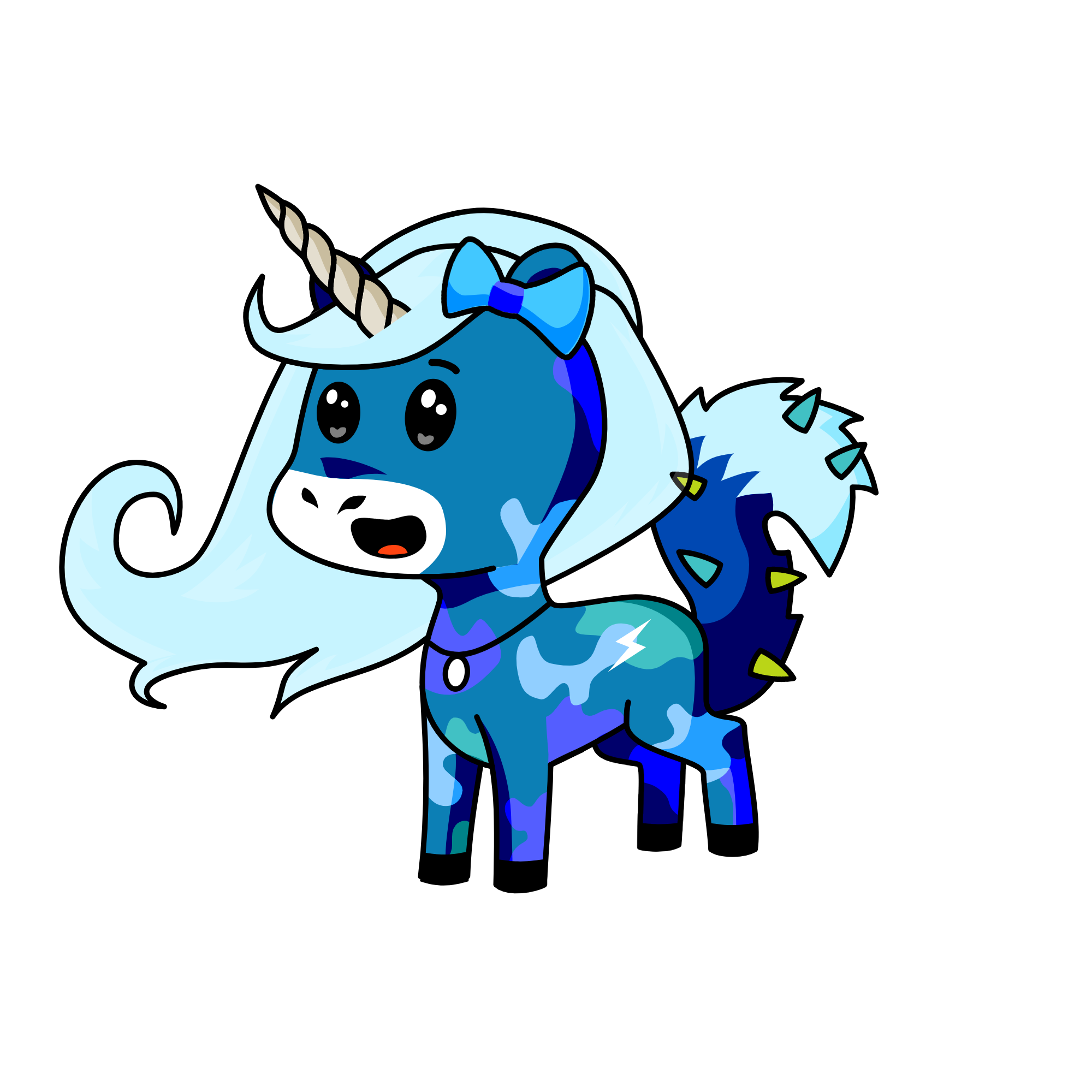 Candy corn, the unicorn