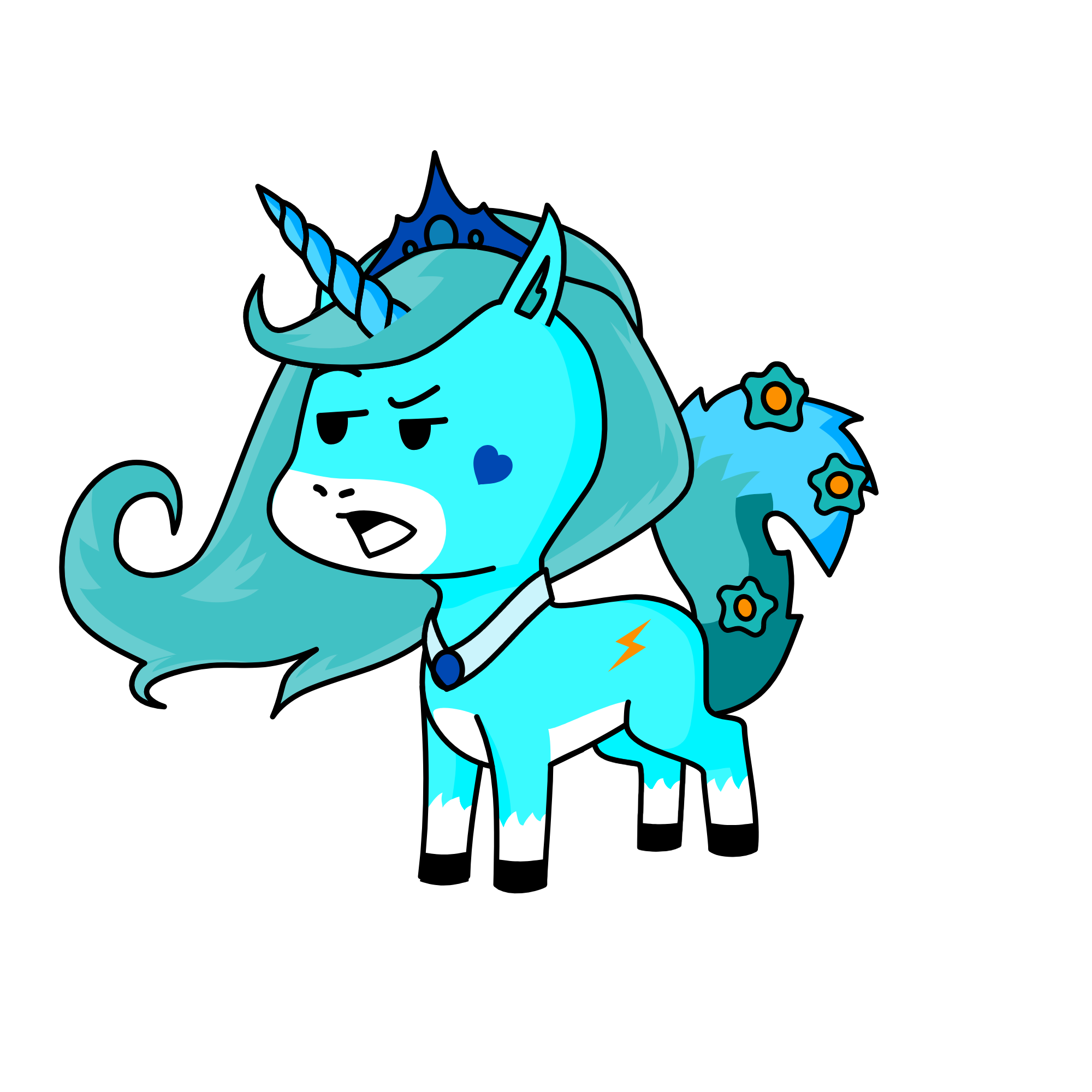ra'ad, the unicorn
