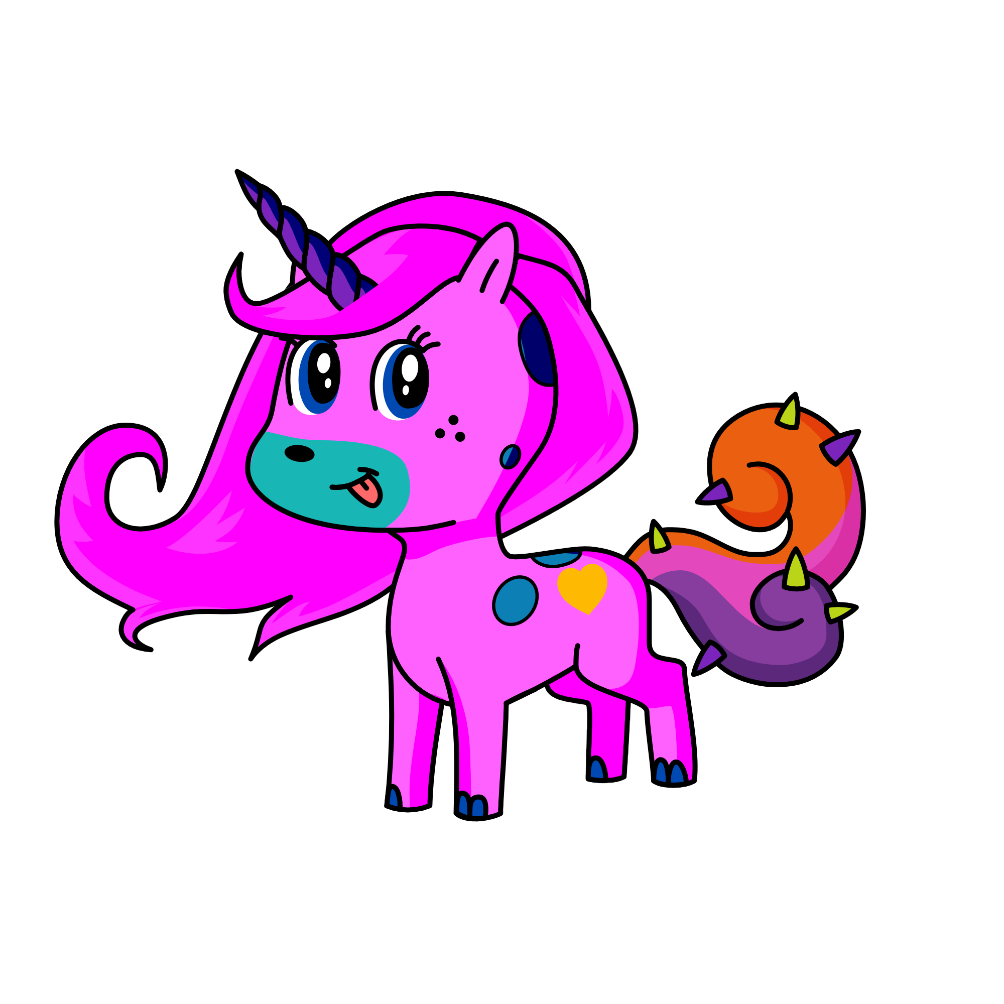j, the unicorn