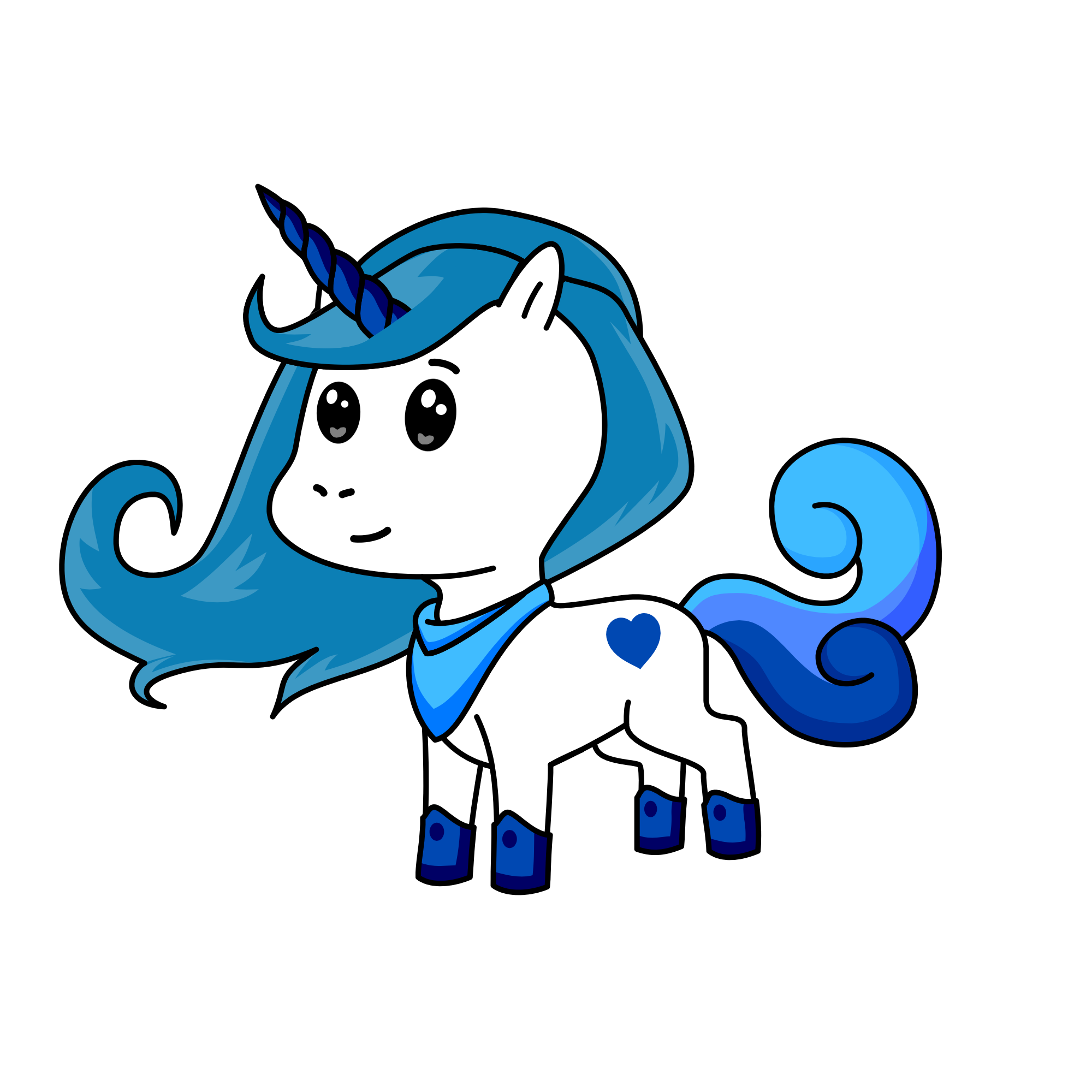 Crystal, the unicorn