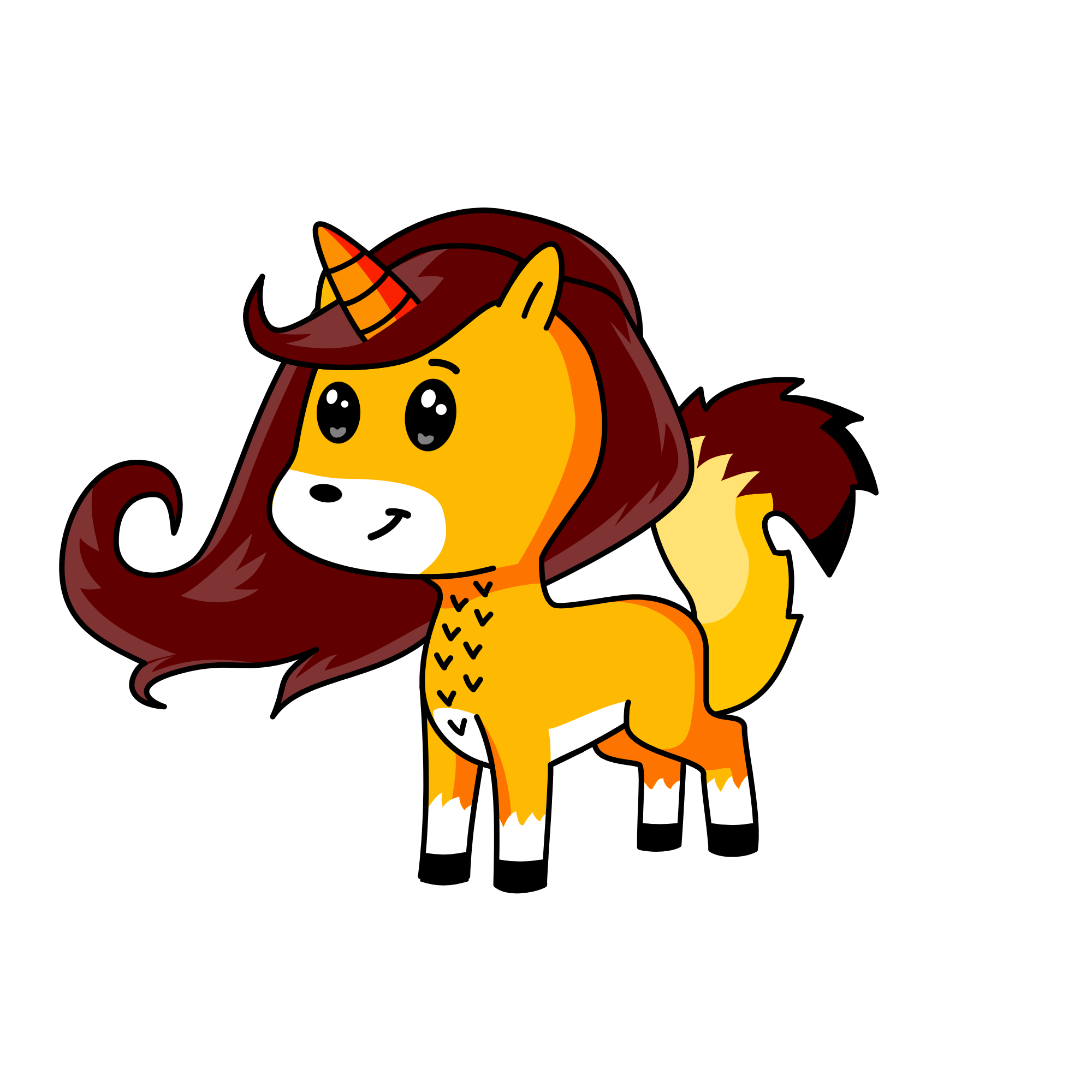 Dandie, the unicorn