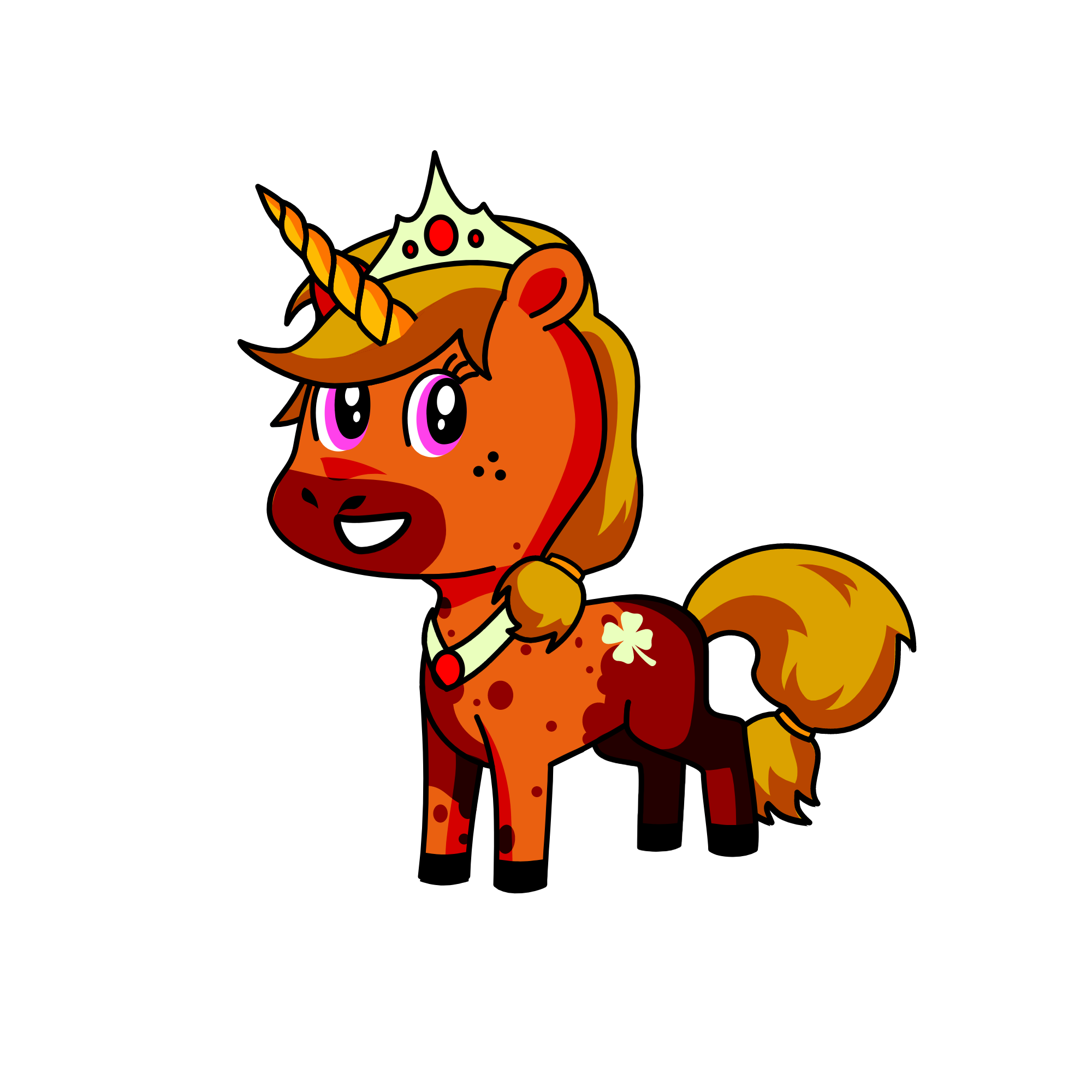 Fire Storm, the unicorn