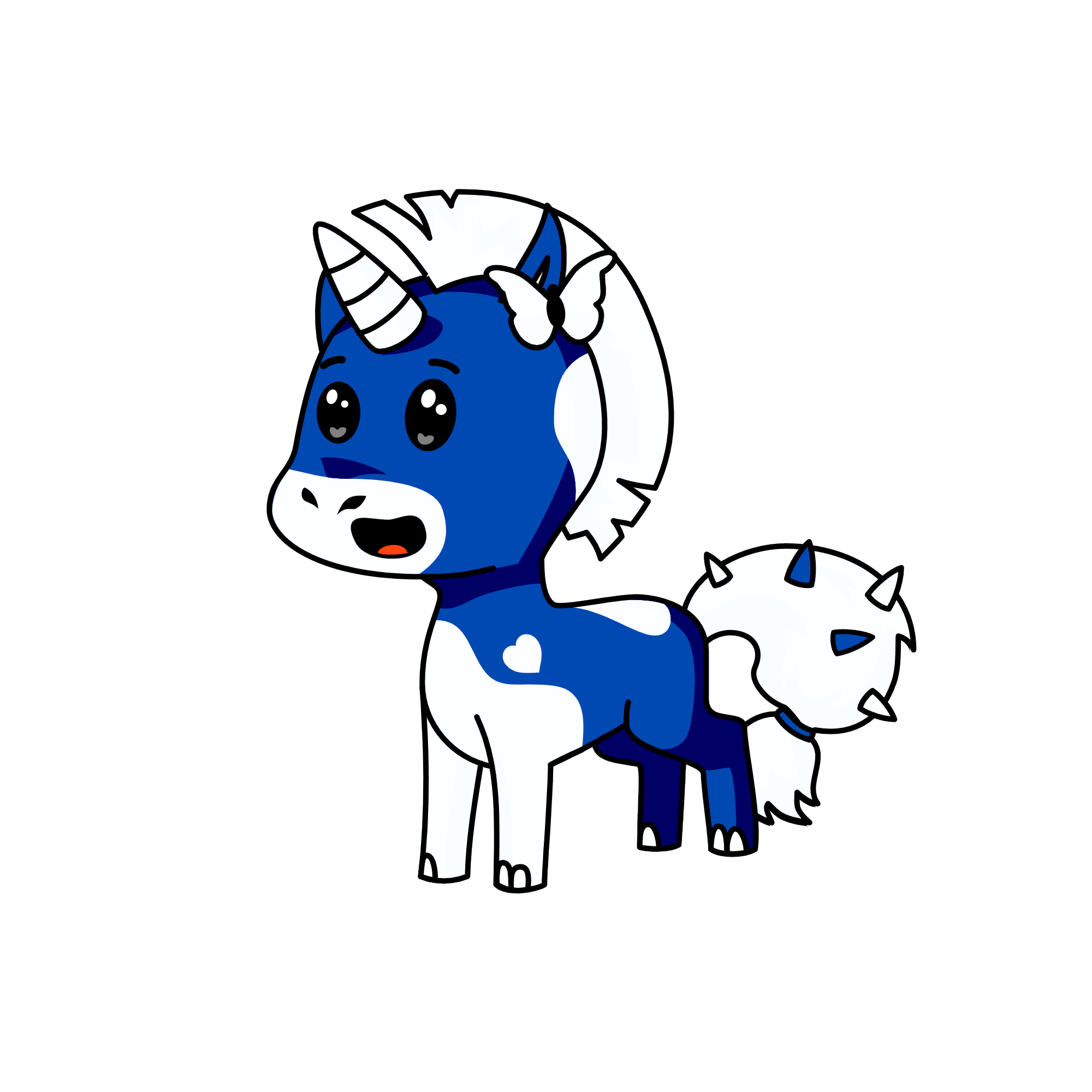 winter, the unicorn