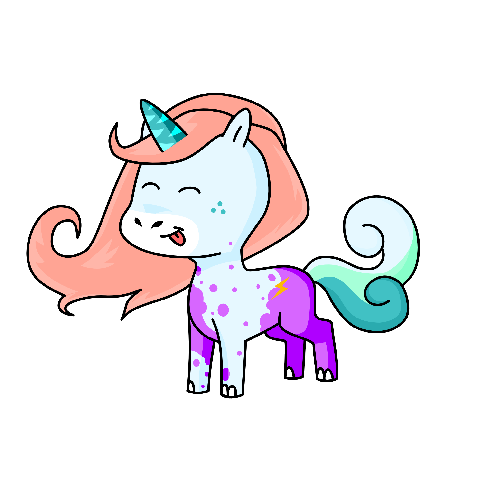 Soda, the unicorn