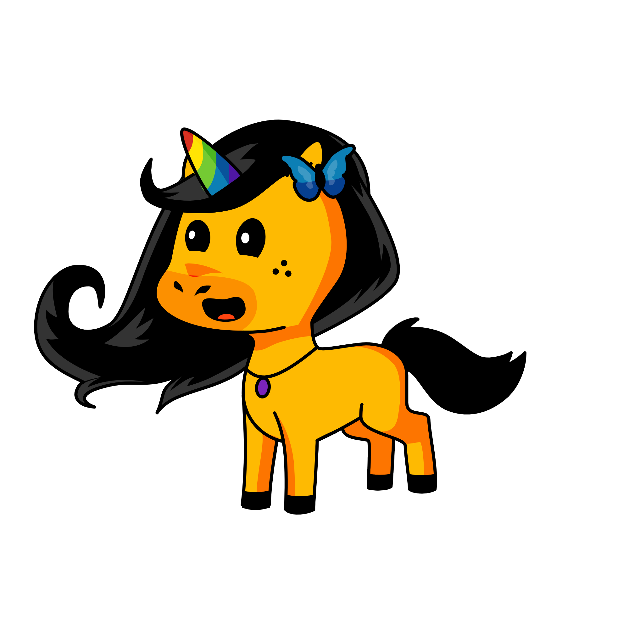 Rose, the unicorn