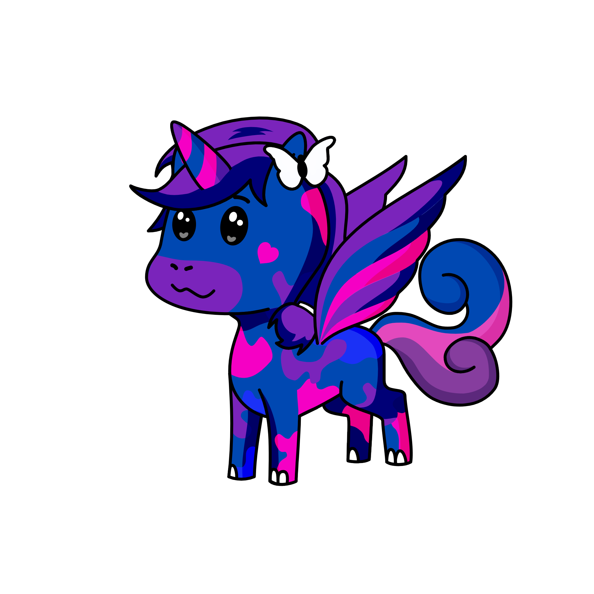 Bisexual Pride!, the unicorn