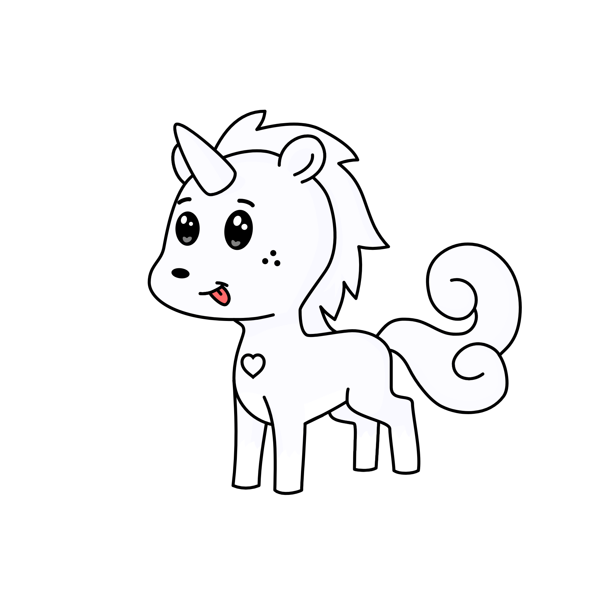 Color coder, the unicorn