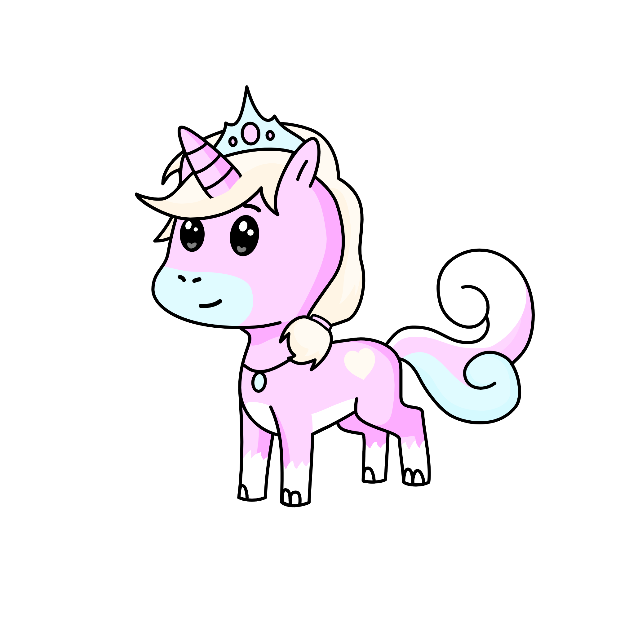 Marshmallow, the unicorn
