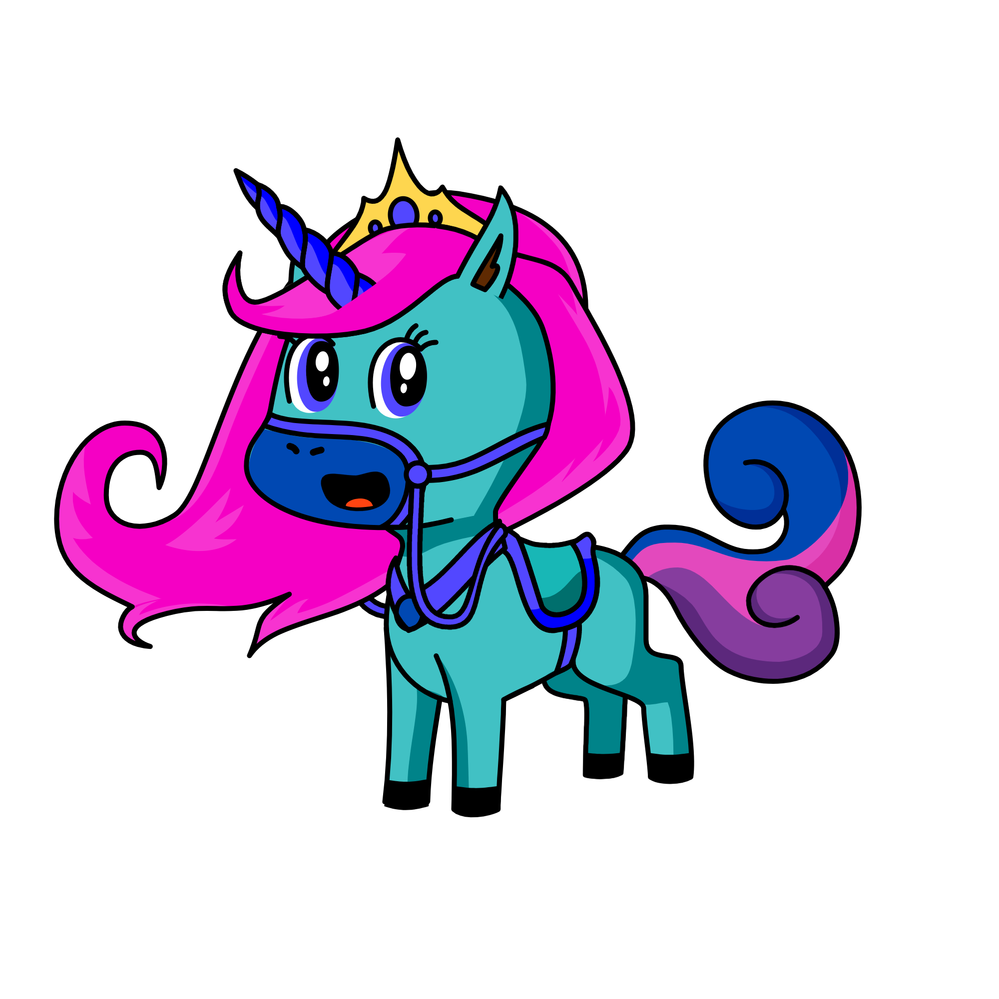 princess cotton candy, the unicorn