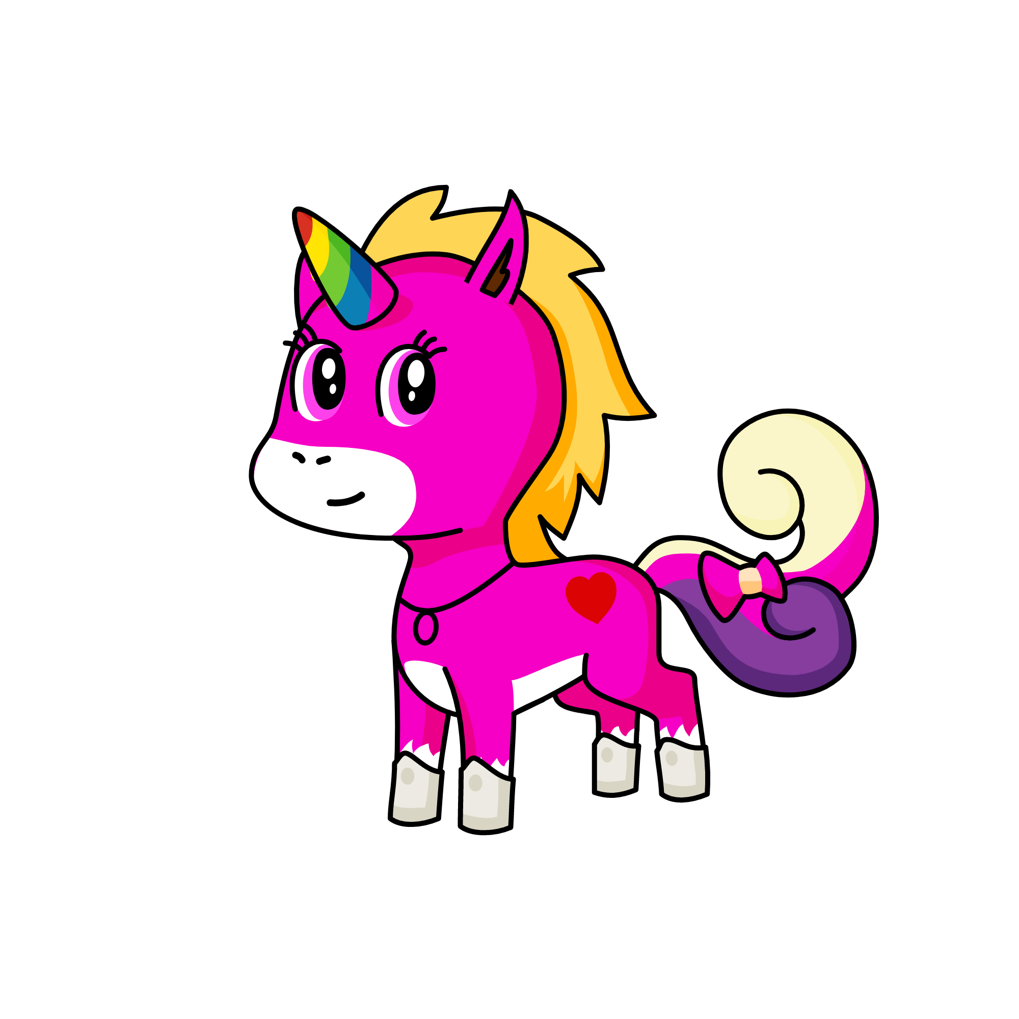 pinky, the unicorn