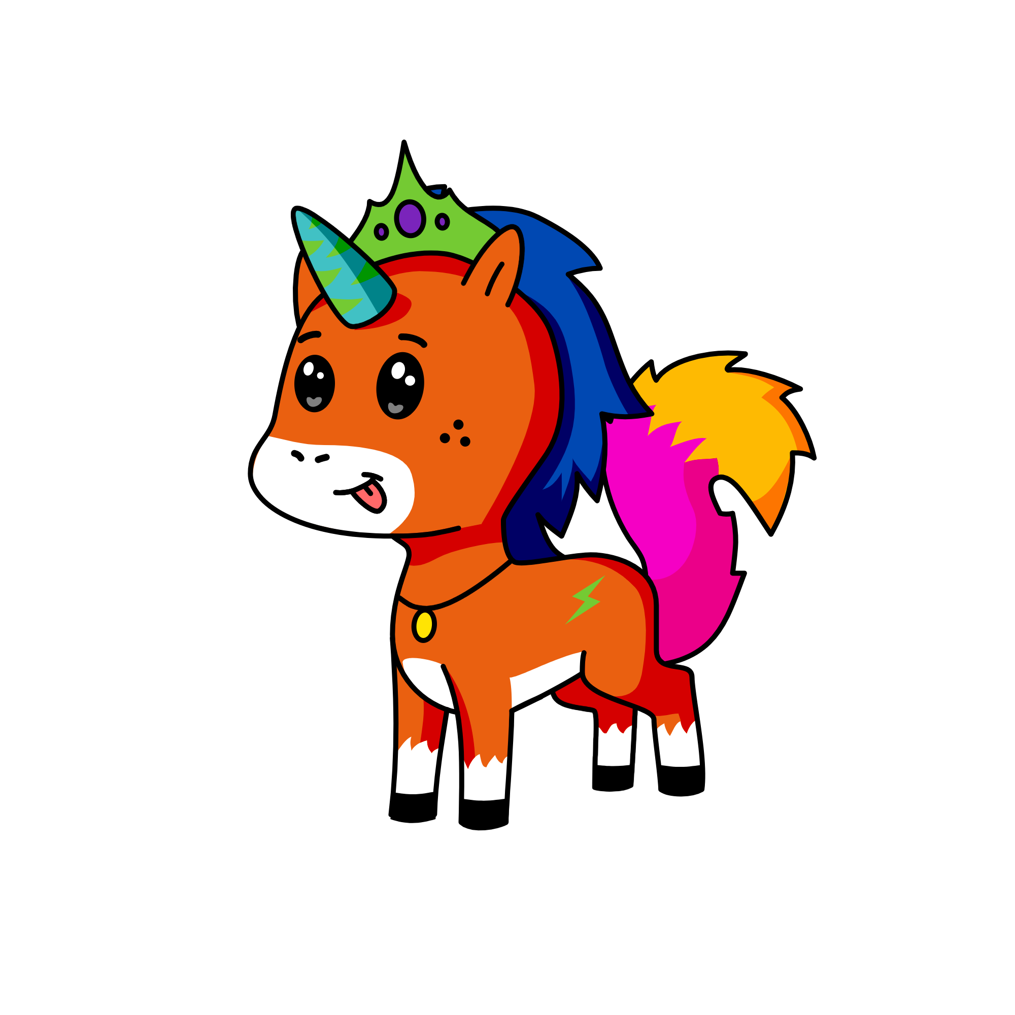 poop, the unicorn
