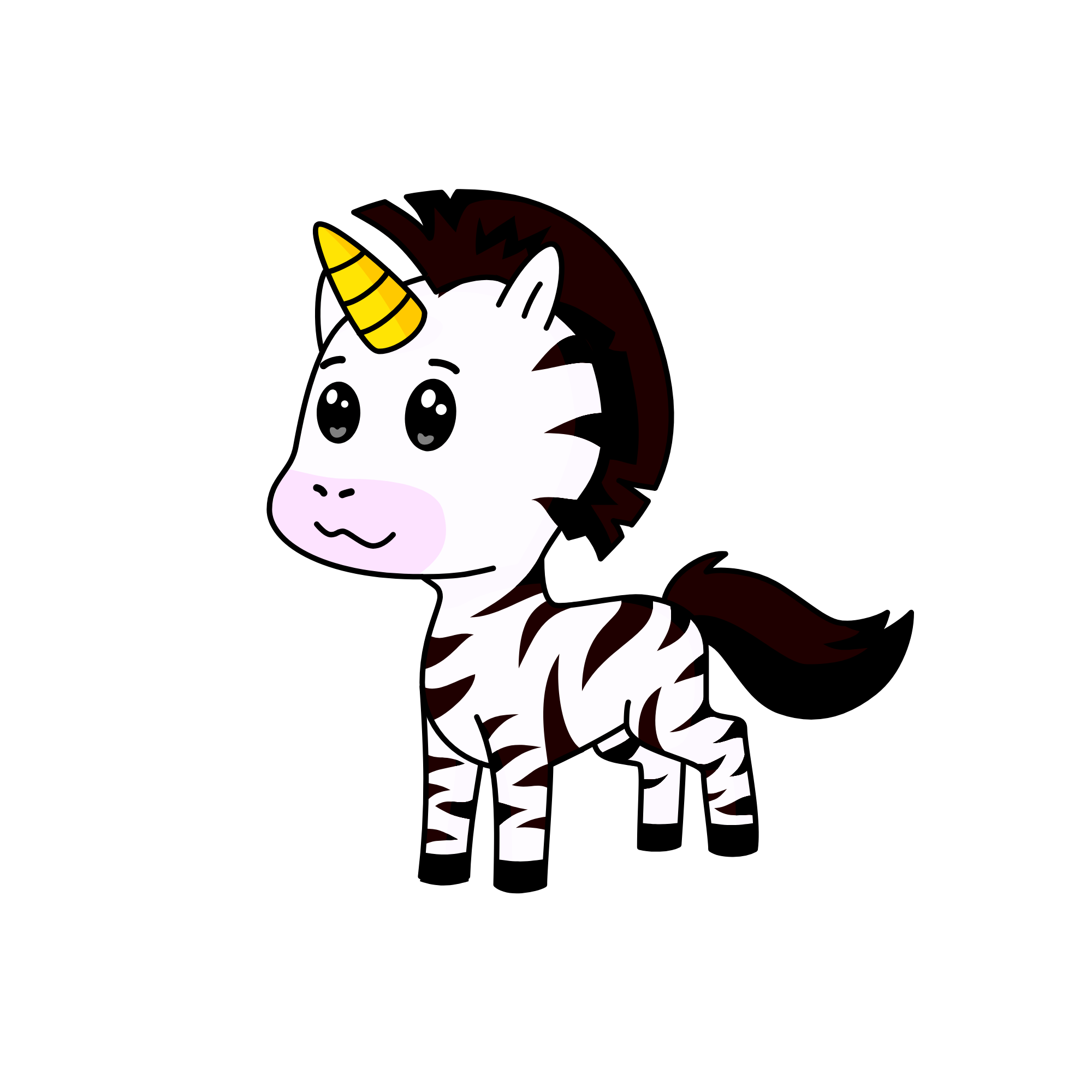 Zeebra, the unicorn