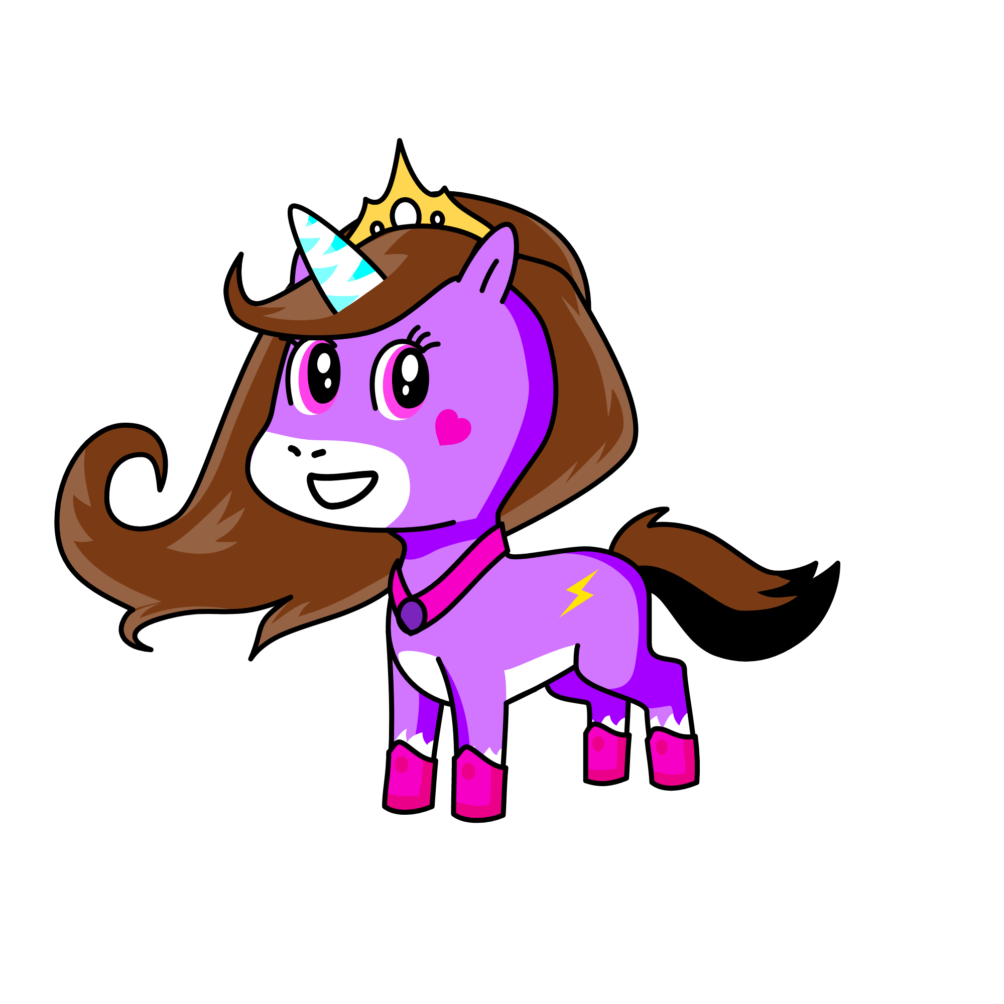 Kiki Sparkle, the unicorn