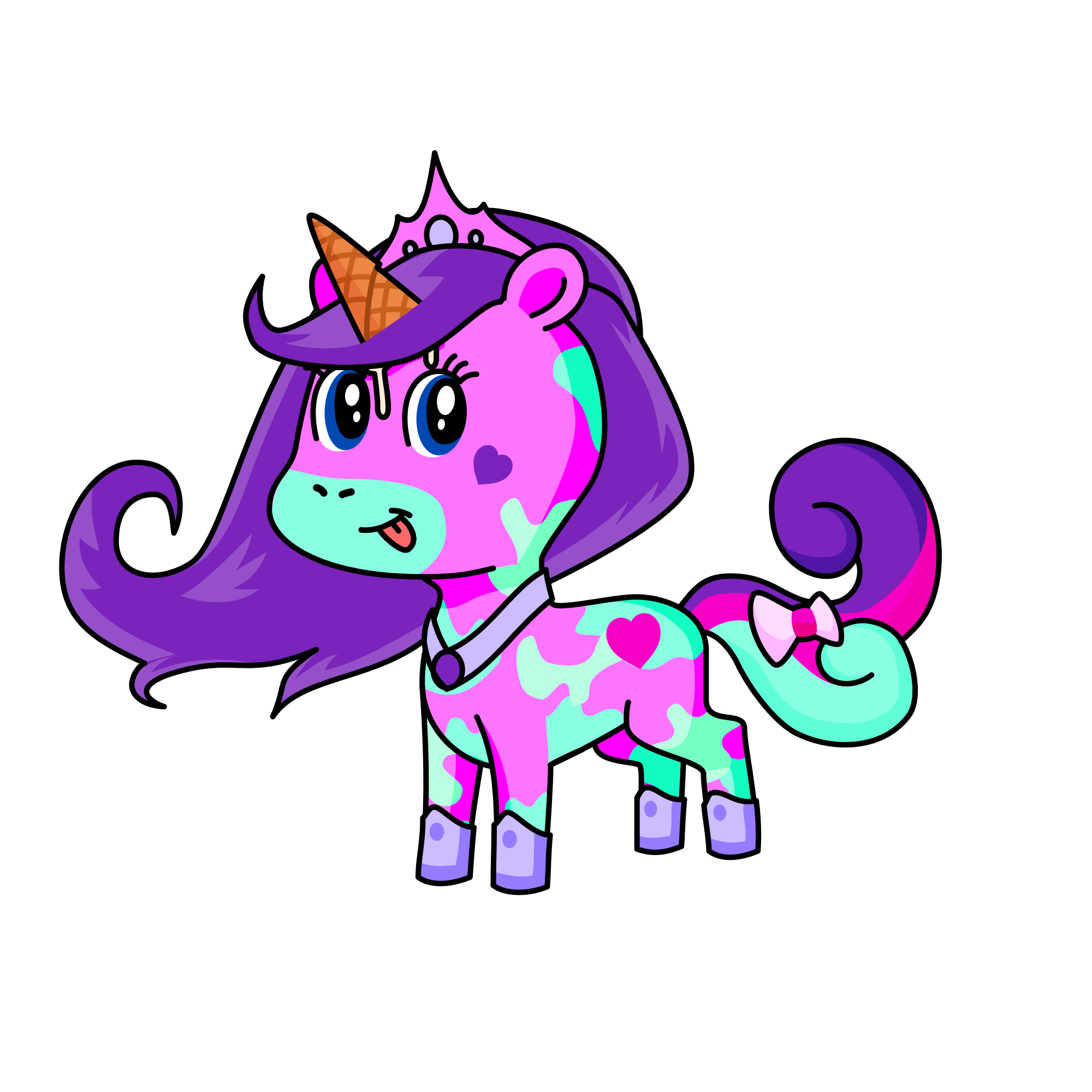 Pearl 🤍, the unicorn
