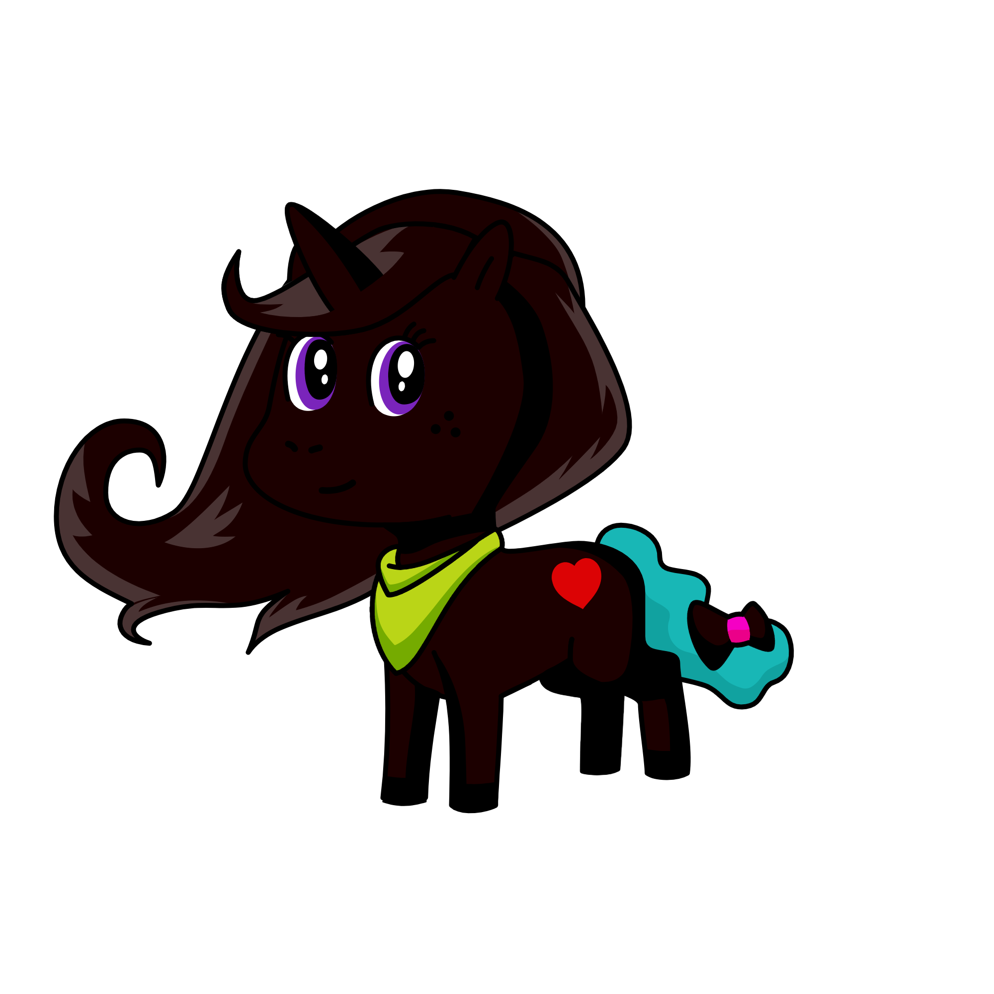 Moonlight, the unicorn