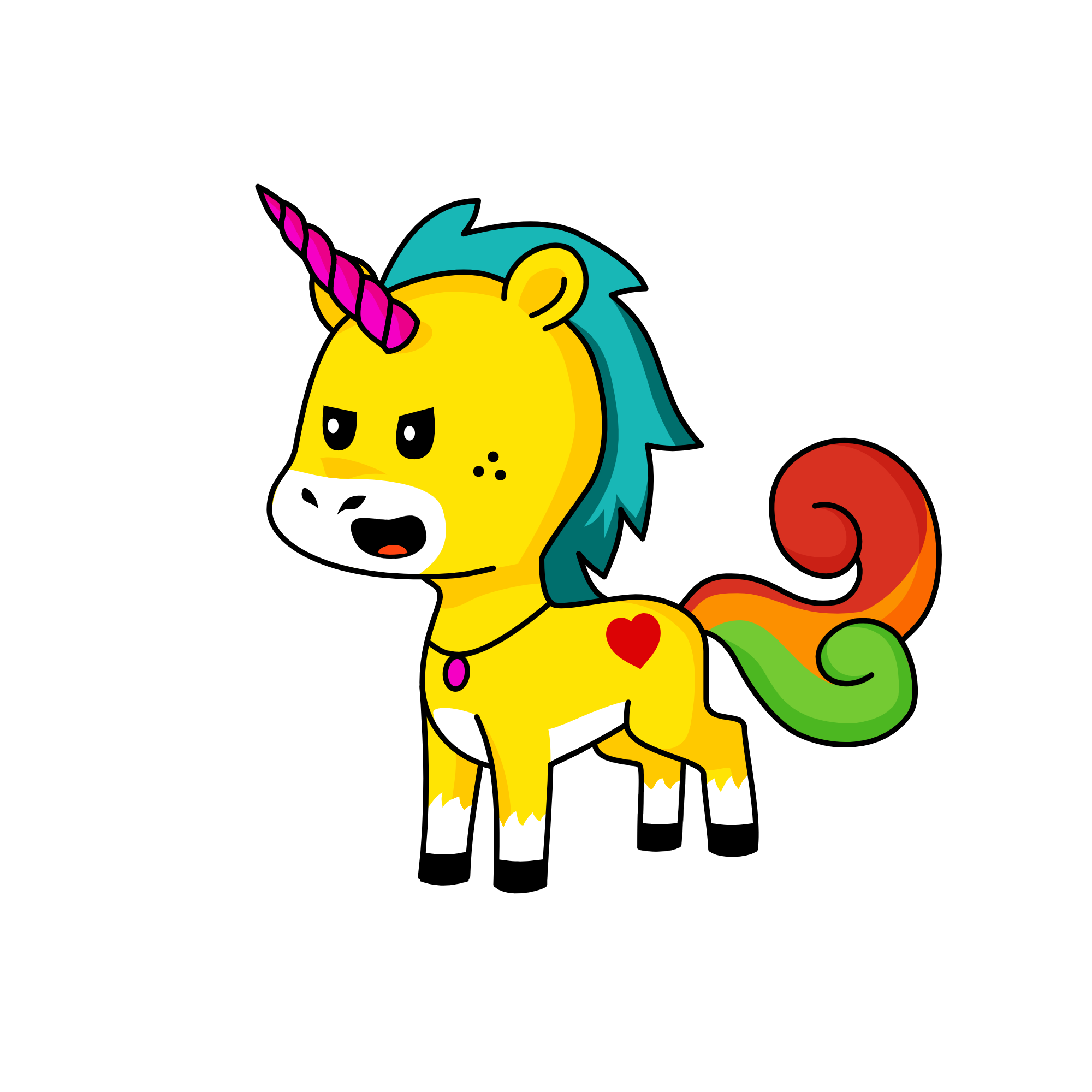 funny, the unicorn